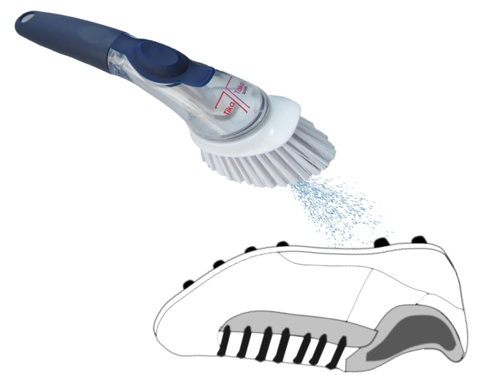 Tika Taka Sports Boots Brush - Boot Cleaner Easily Cleans Football/Rugby/Athletics/Hiking Boots | Uses Water To Quickly Clean Your Muddy Boots