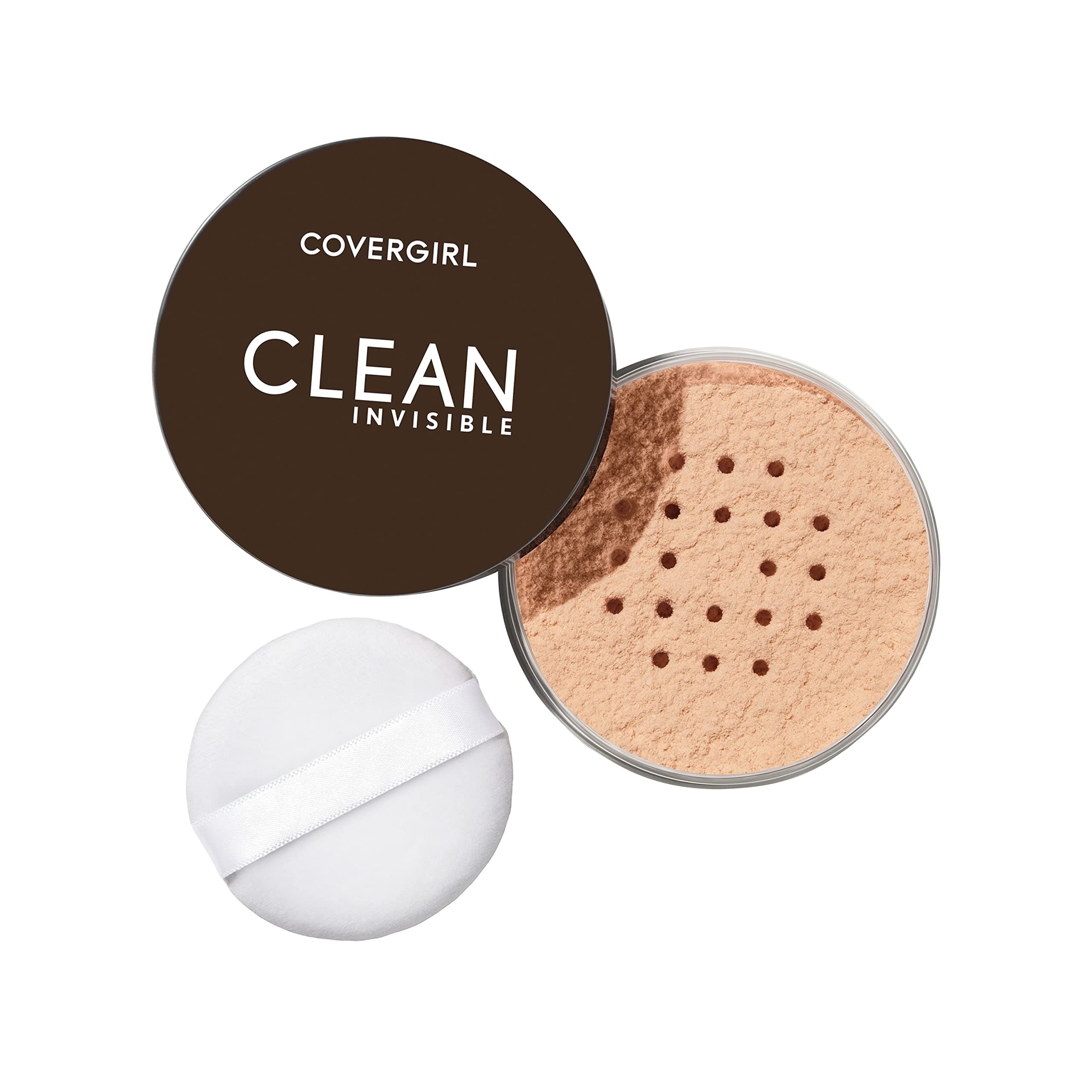 Clean Invisible Loose Powder - Loose Powder, Setting Powder, Vegan Formula - Translucent Light, 18g