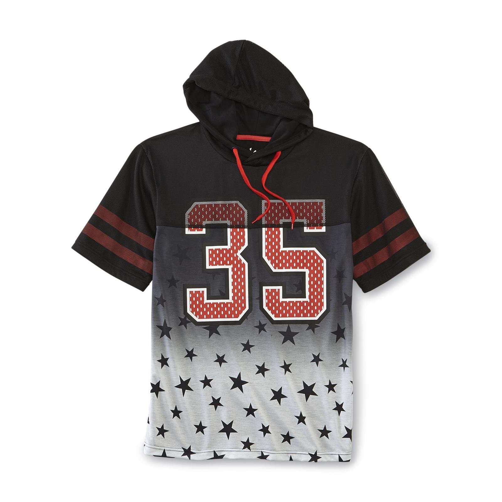 Men Nope Hooded T-shirt, L