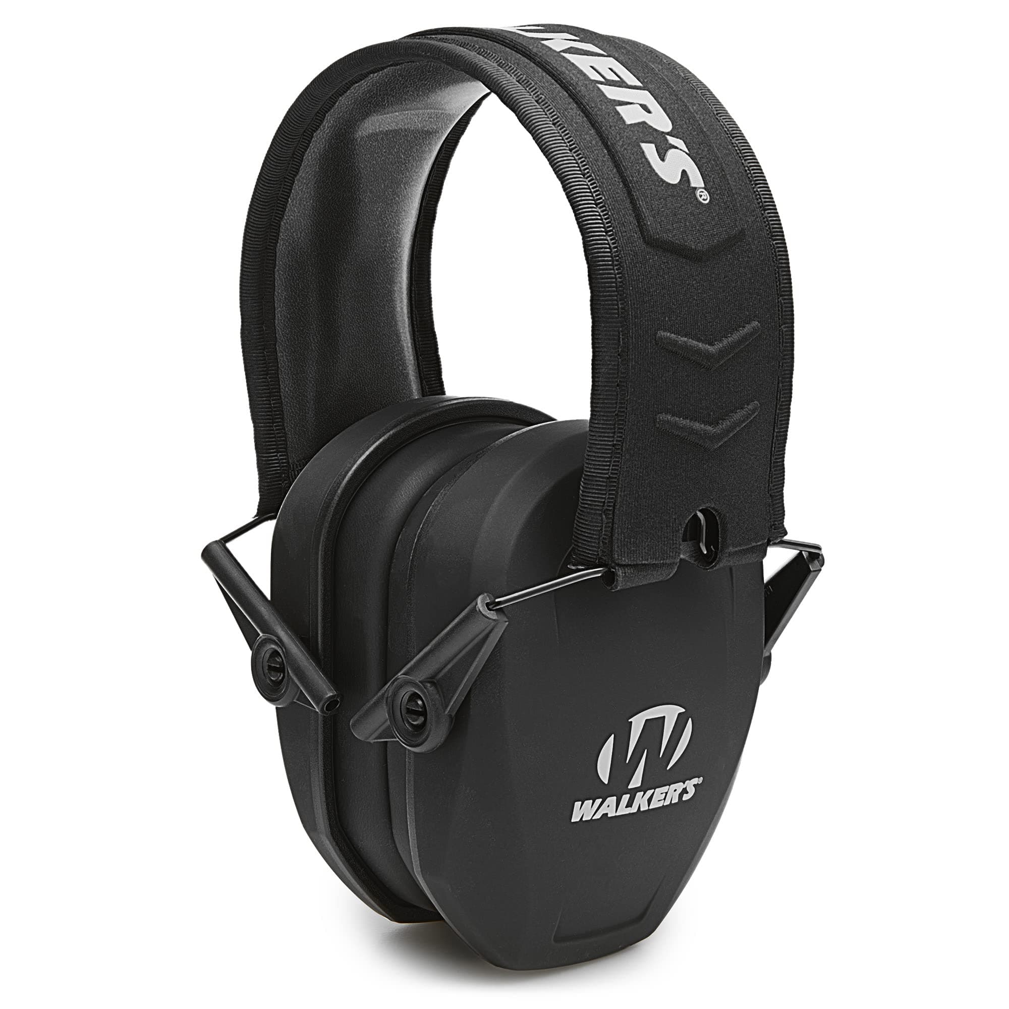 Razor Slim Passive Earmuff - Ultra Low-Profile Earcups - Black