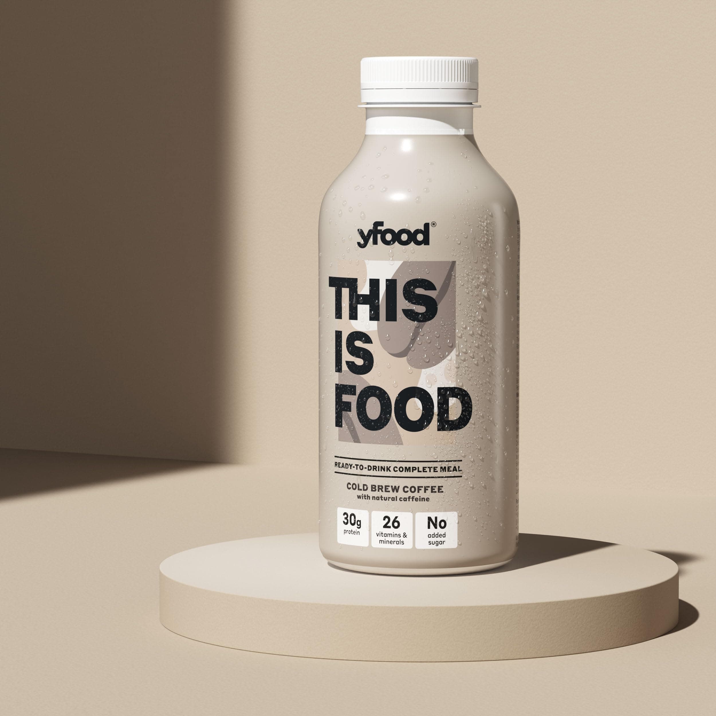 yfood Cold Brew Coffee, tasty meal replacement, THIS IS FOOD drink, 30 g of protein, 26 vitamins and mineral (12 x 500ml)