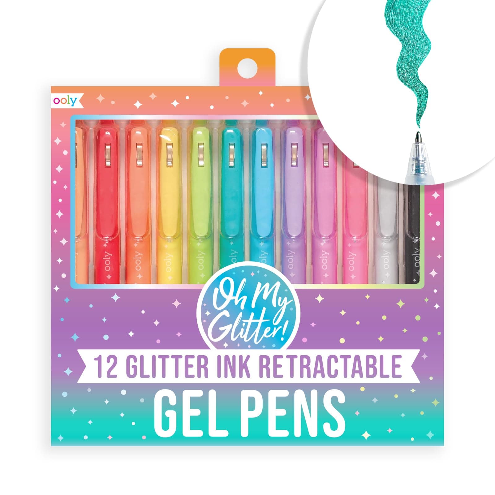 OOLY Oh My Glitter! Gel Pens - Set of 12