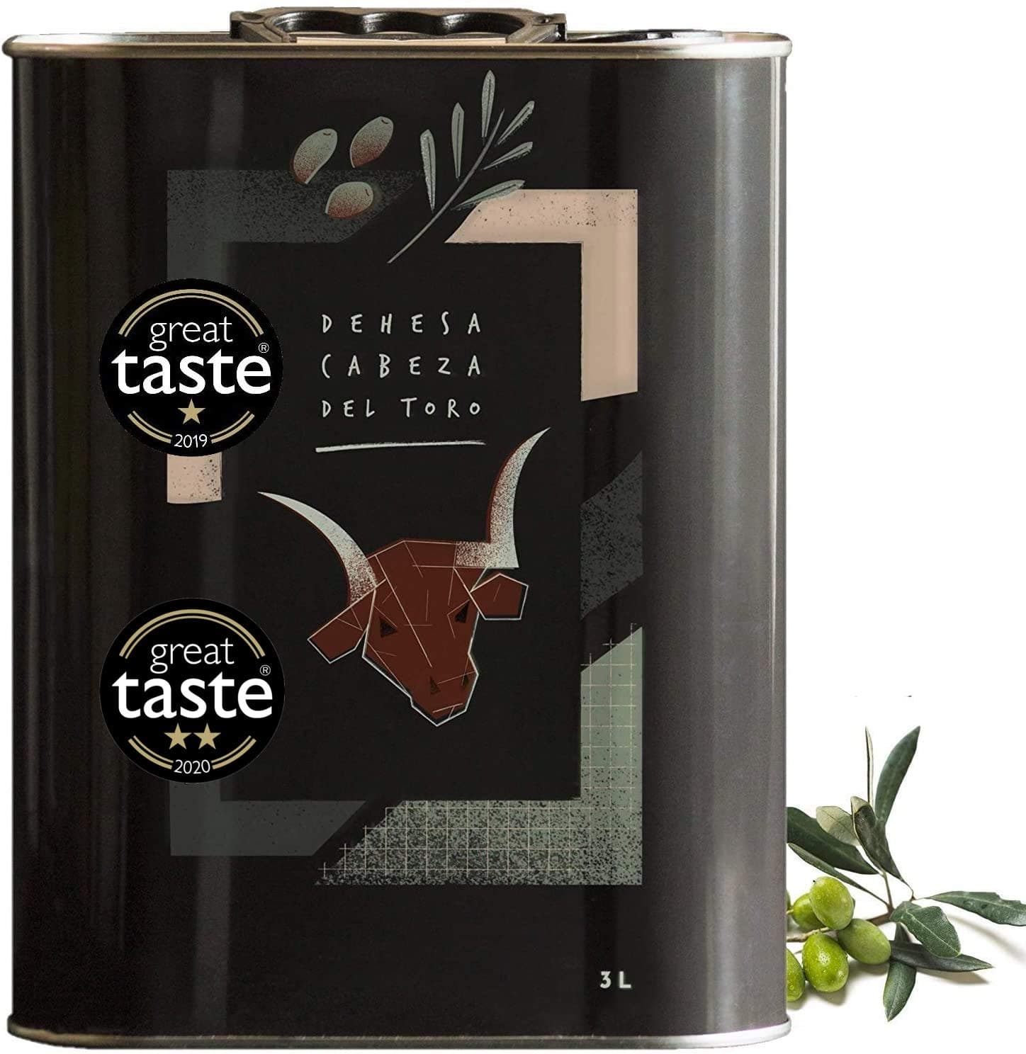 DEHESA Robust Extra Virgin Olive Oil | Early Harvest | Monovarietal | Everyday Olive Oil (3L - 1 Unit)