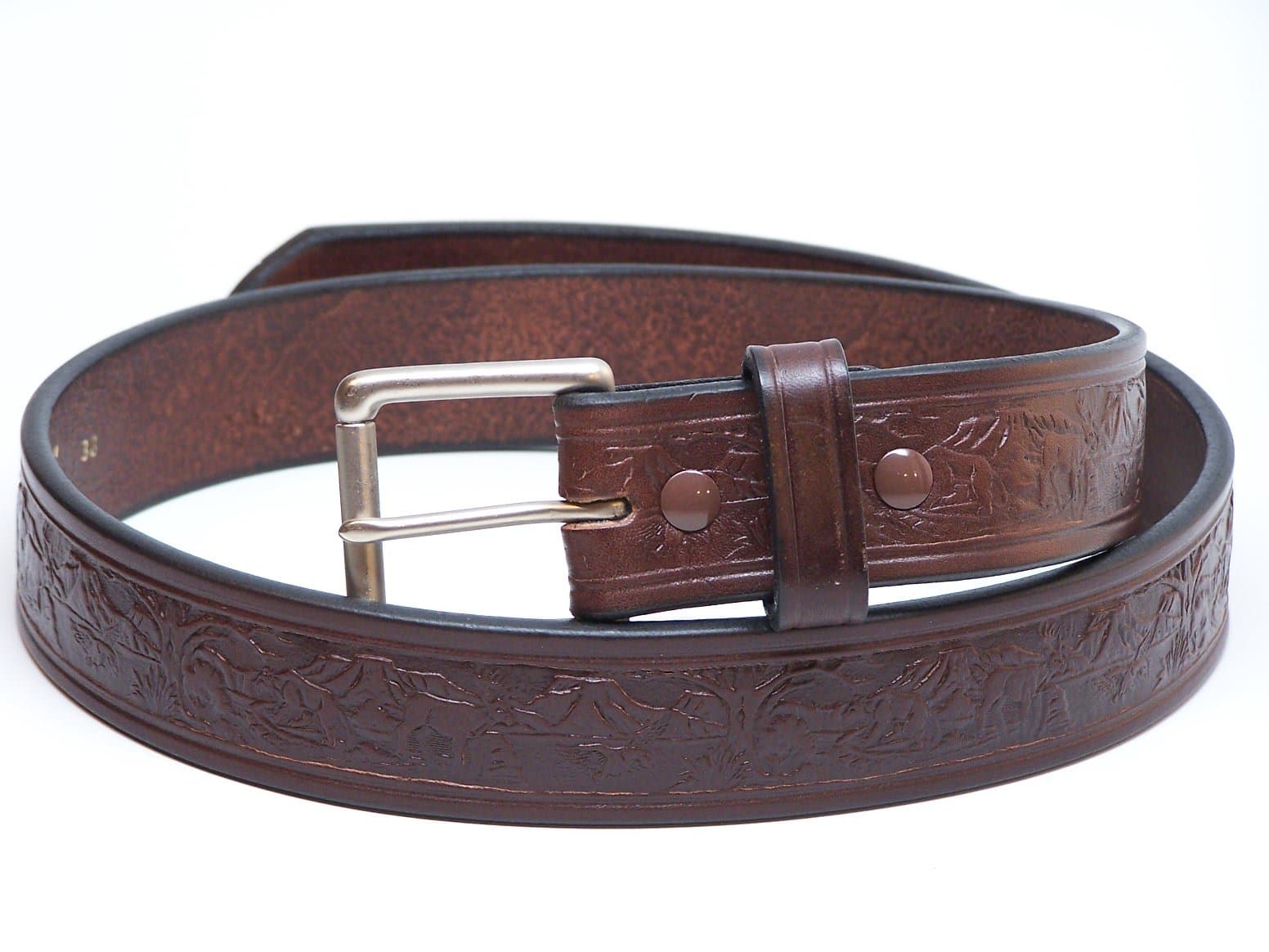 Old West Leather Goods Men's CCW 1.5 Inch Heavy Duty Gun Belt - Made in The USA