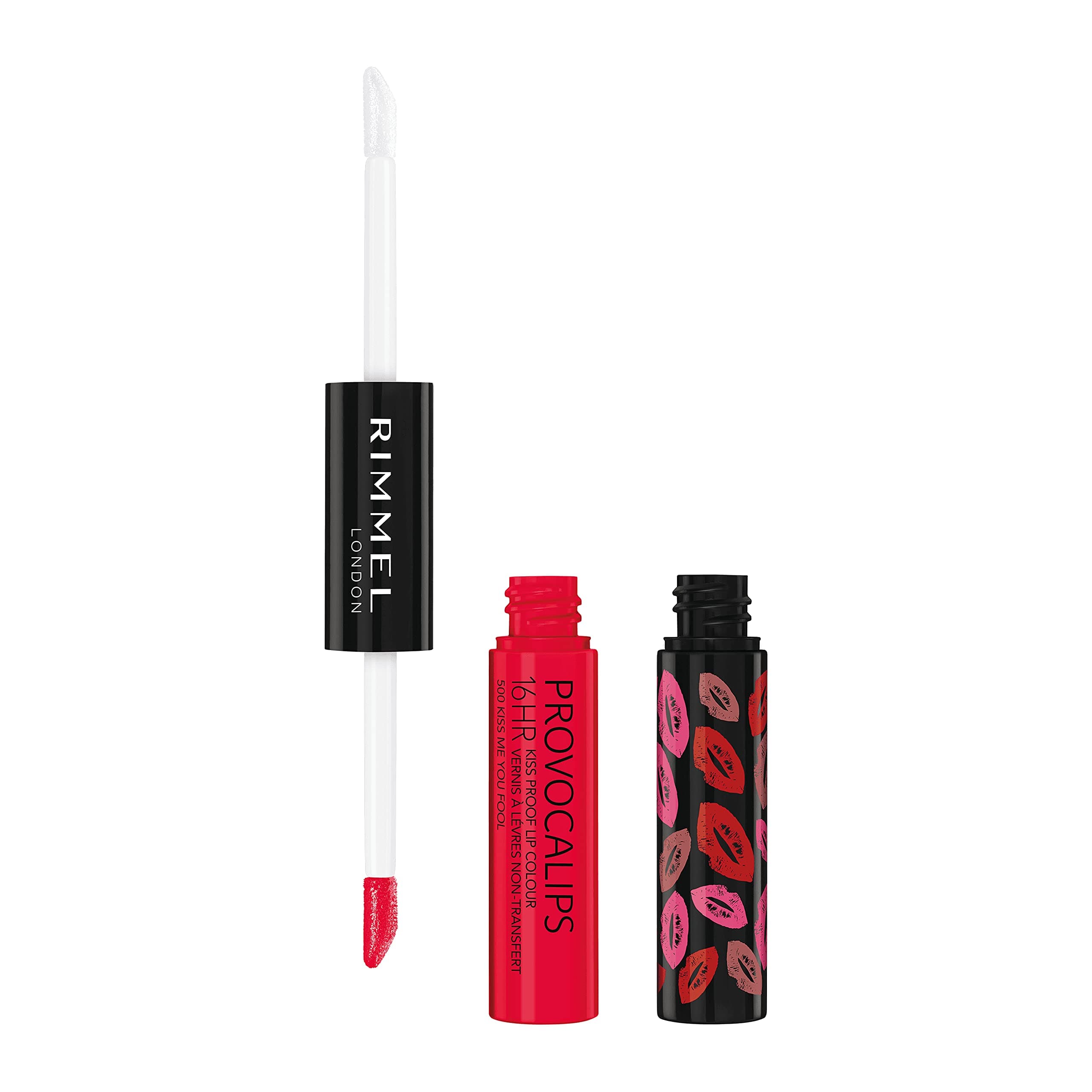 Rimmel London Provocalips 16Hr Kiss - Proof Glossy Finish Liquid Lipstick (500 Kiss Me You Fool, 7 ml)