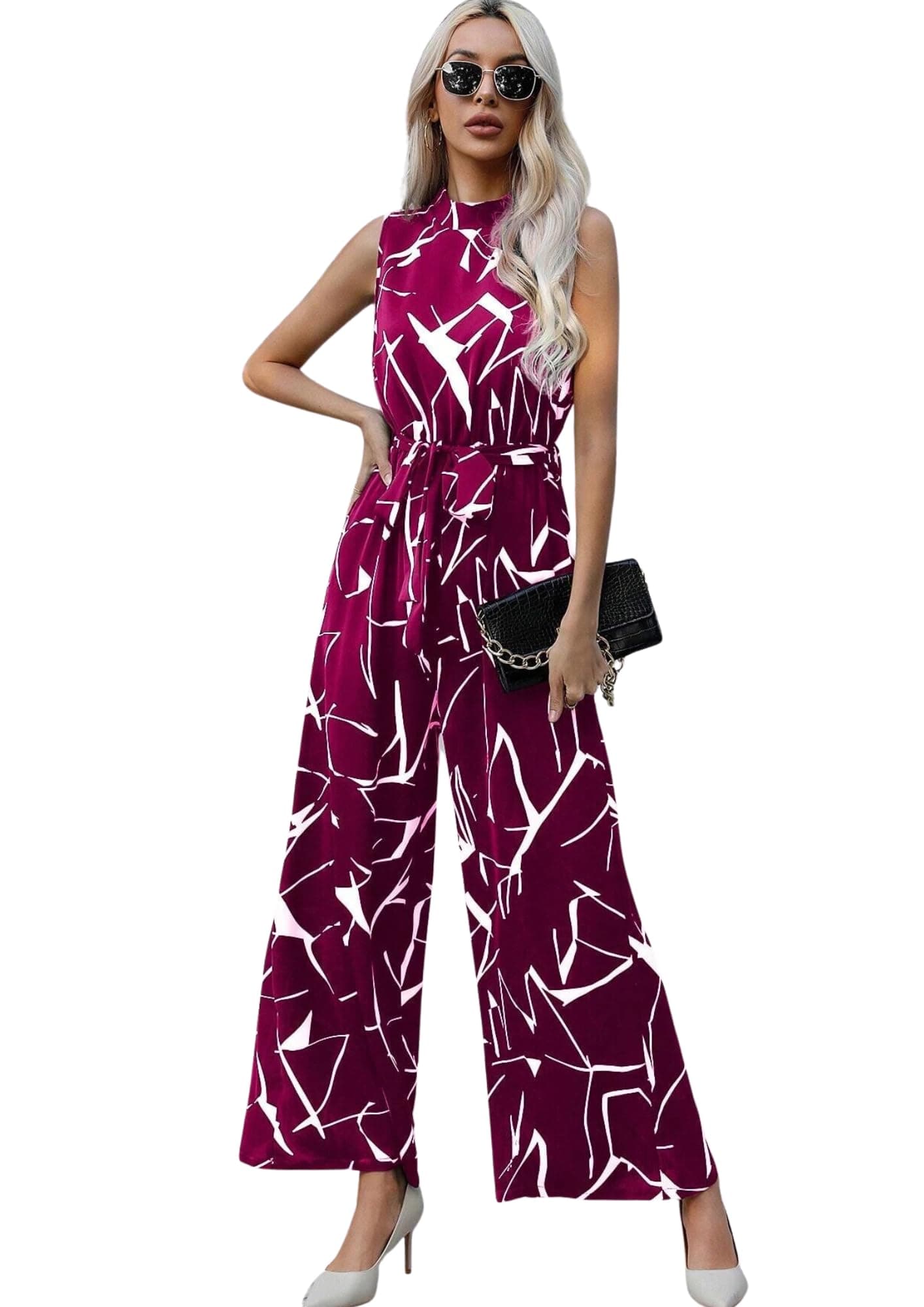 Tandul Jumpsuit - Multicolor Jumpsuit, Sleeveless Casual Jumpsuit For Women (6431)