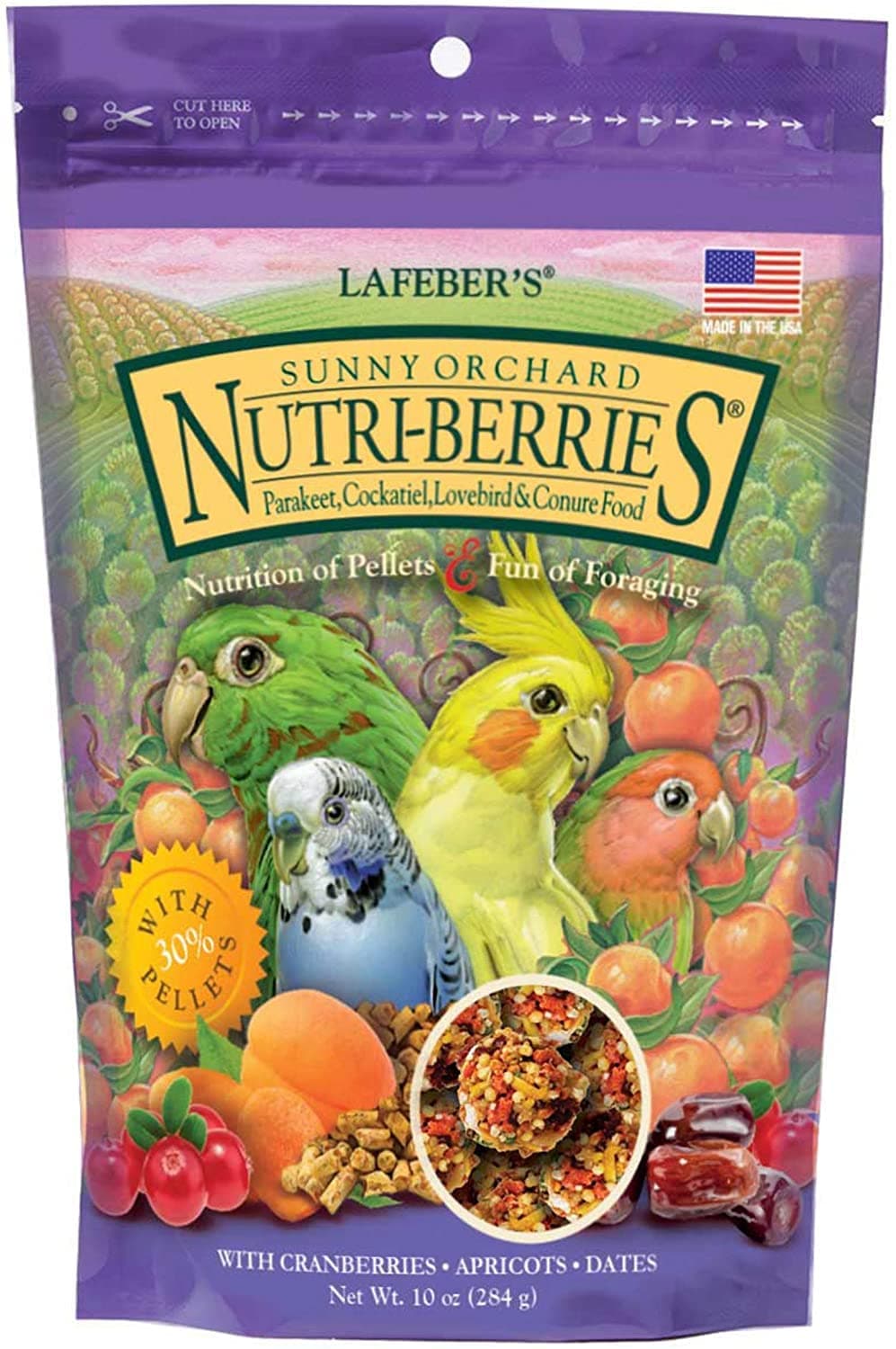 Gourmet Sunny Orchard Nutri-Berries for Cockatie