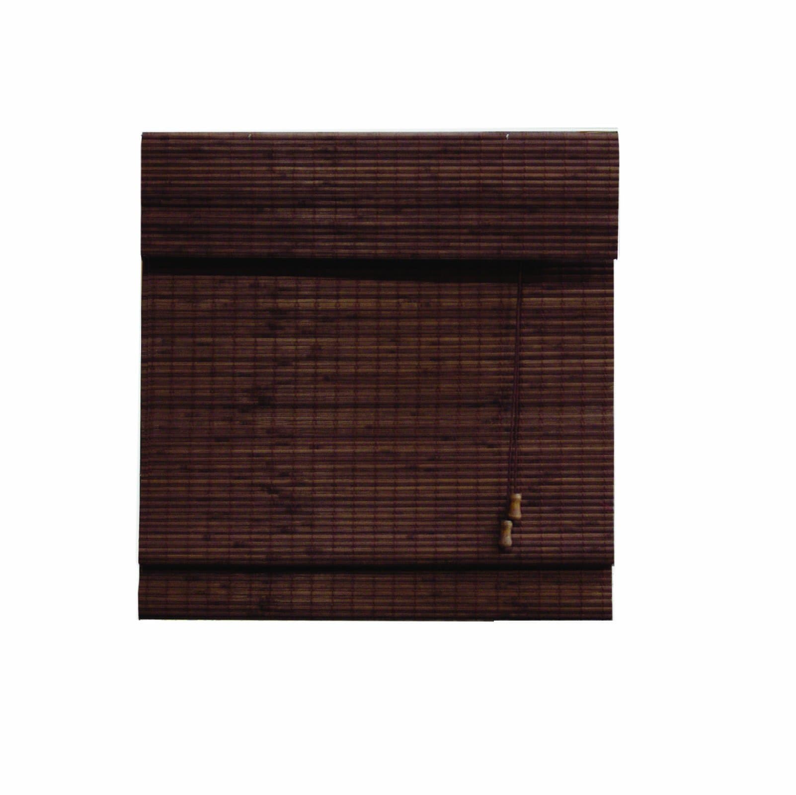 Lewis Hyman 0245824 Radiance Privacy Matchstick Woven Wood Bamboo Window Shade, 71-Inch Wide by 64-Inch Long, Cocoa