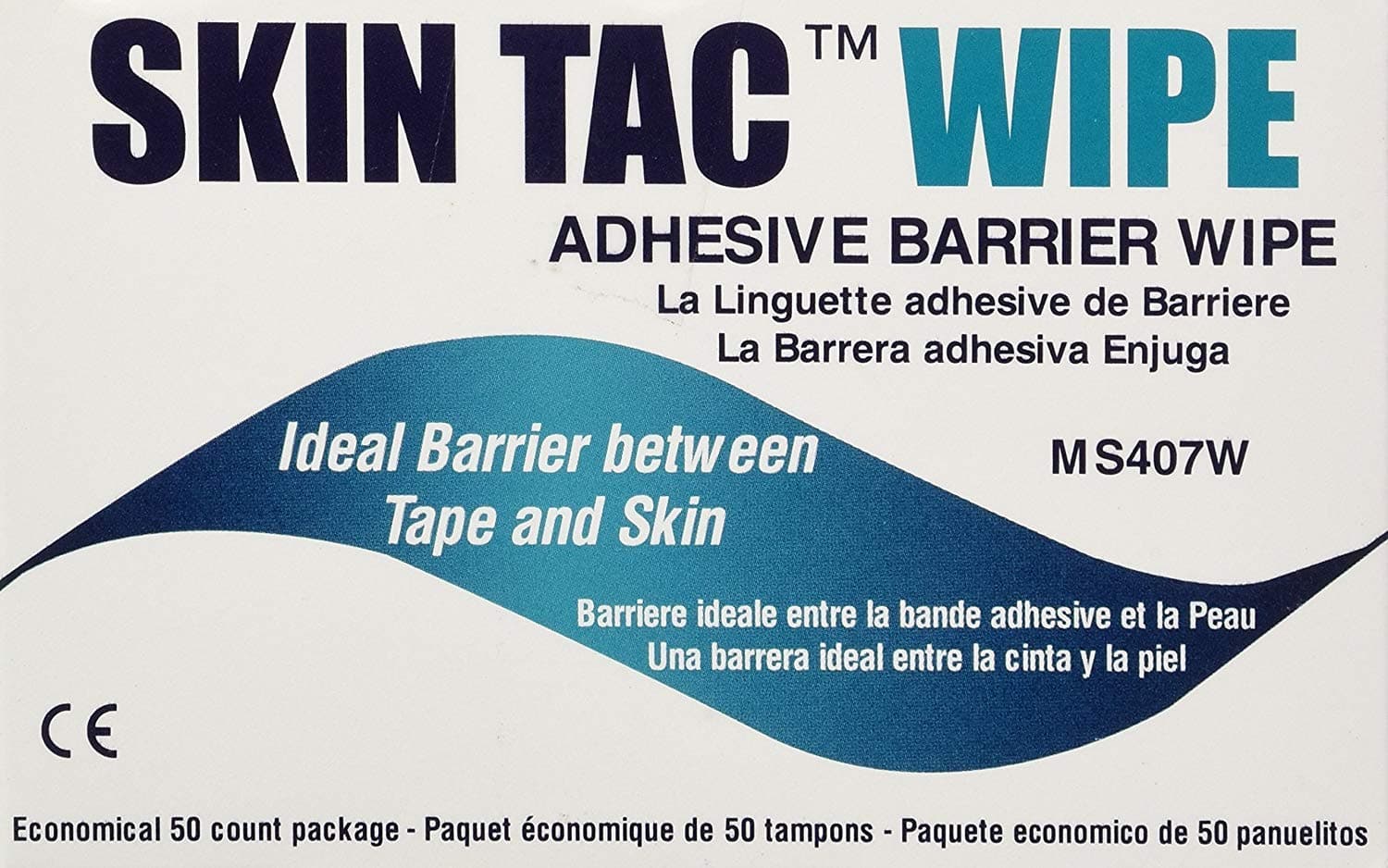 Skin-Tac-H Adhesive TacAway Remover Wipes, 50 Count (2 Pack)