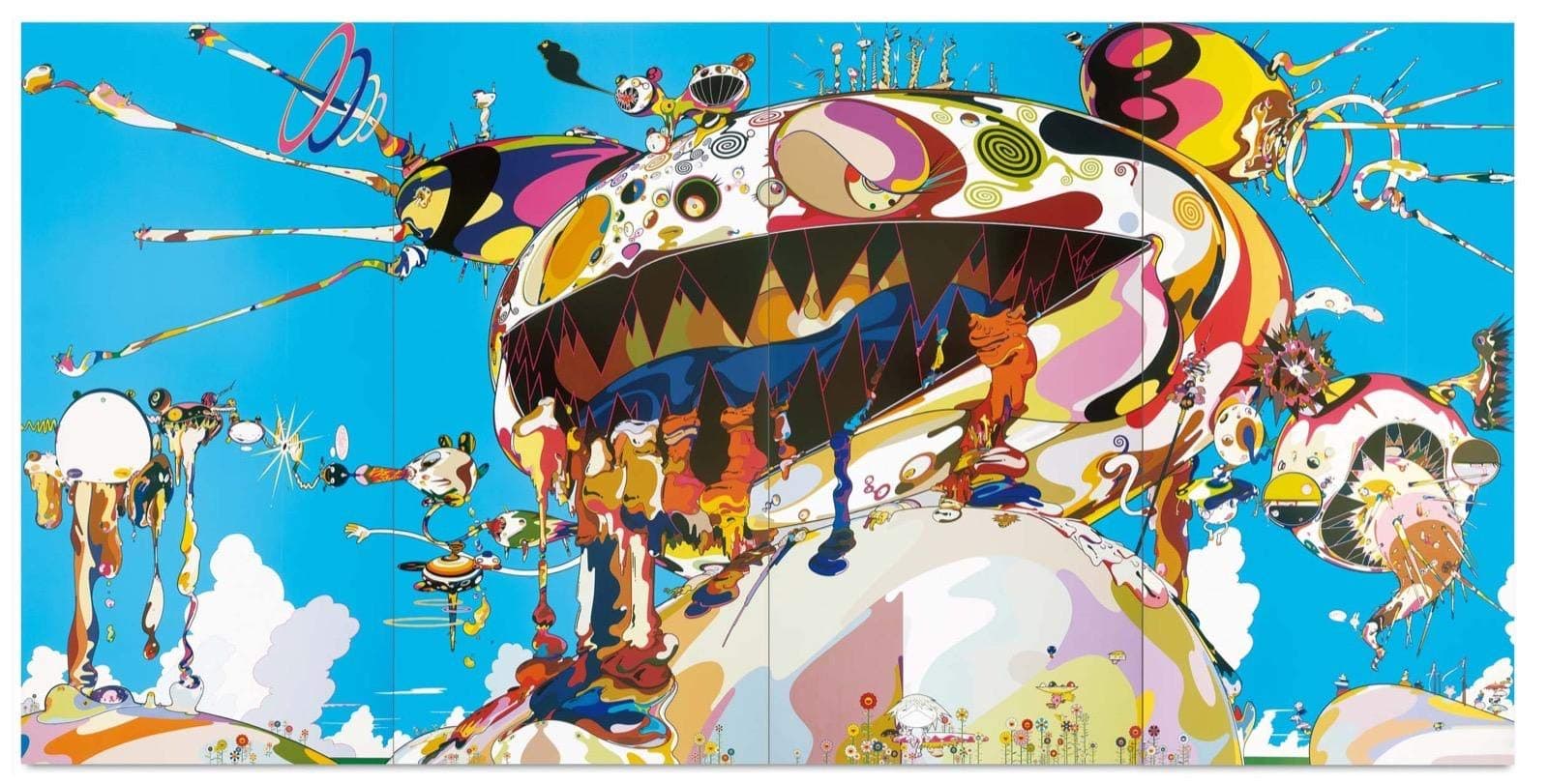 Ultimate Poster Takashi MURAKAMI tan tan bo Puking 12x18 inch Rolled