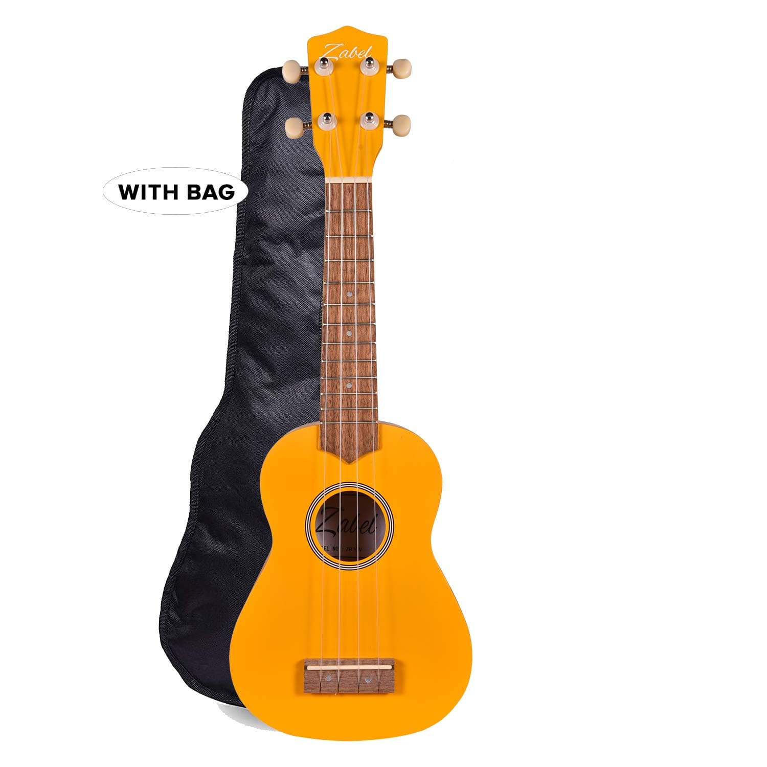 Zabel Soprano Ukulele,Yellow