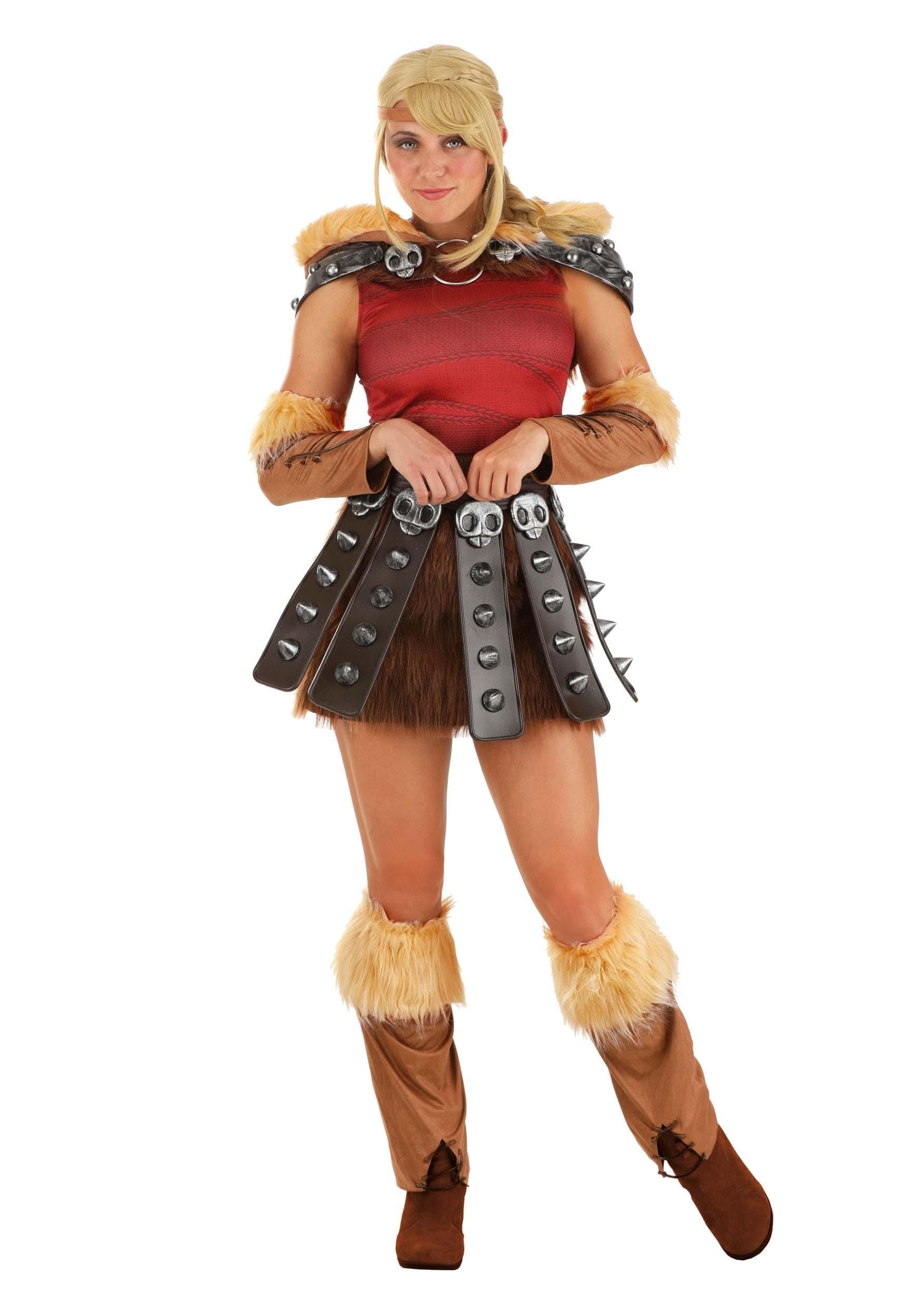 Women's How to Train Your Dragon Astrid Costume | Adult HTTYD Astrid Cosplay Outfit | Female Viking Warrior