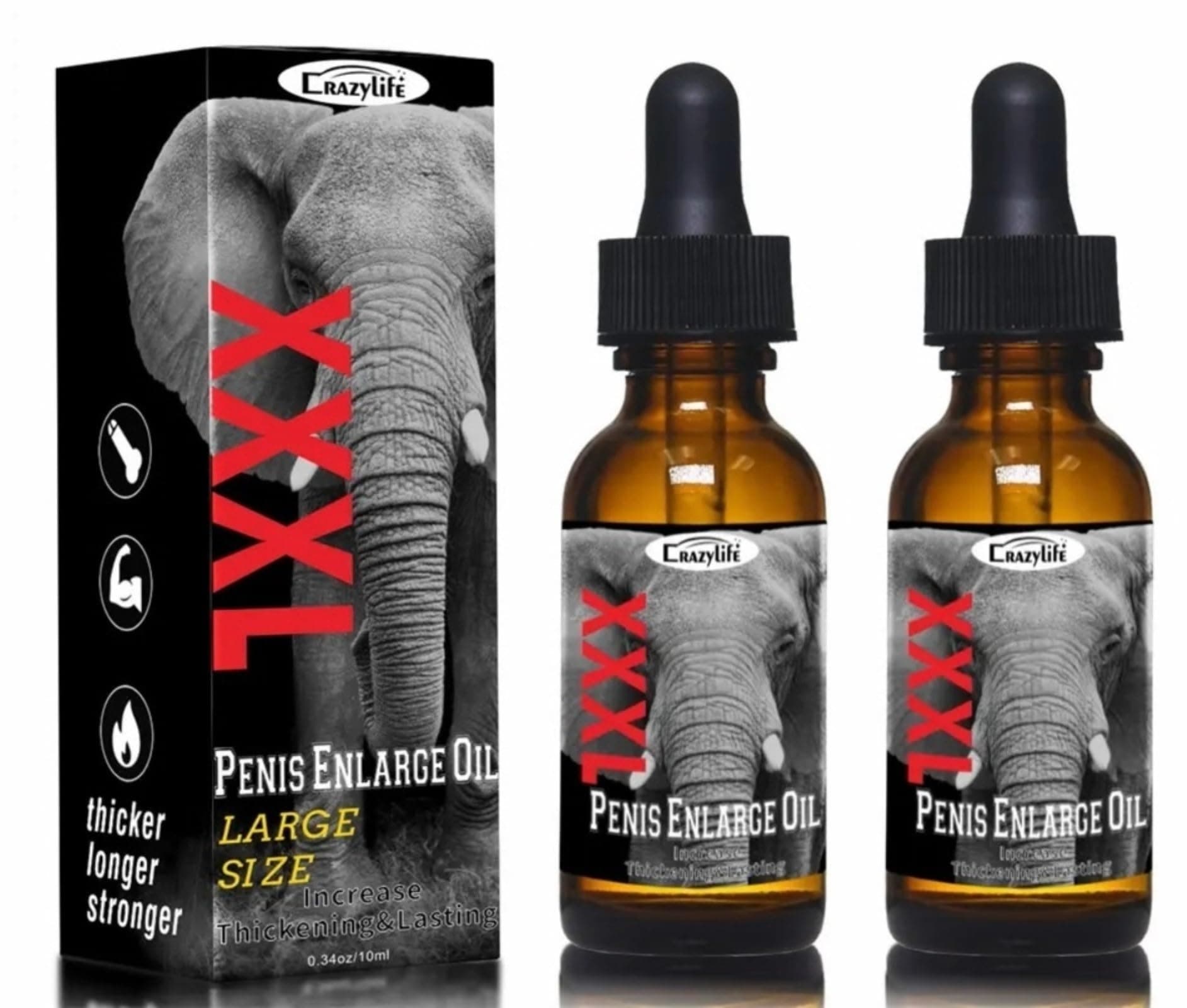 Extra Strength Enlarge Grow Men 10ml Male Enlargement Oil (2)