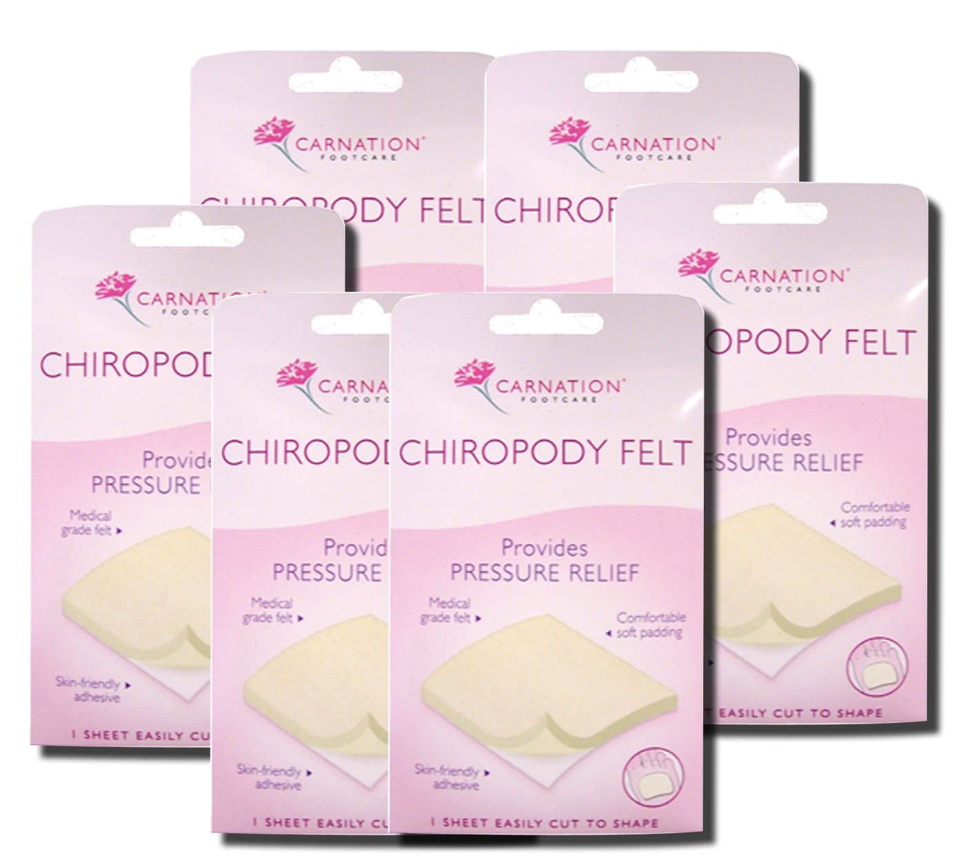 CARNATION CHIROPODY FELT