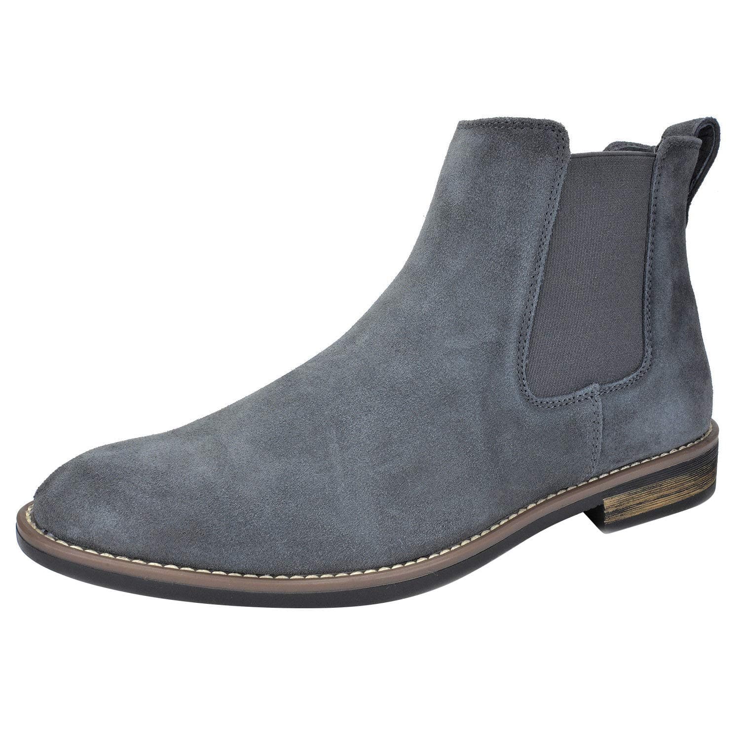 Bruno Marc Men's Suede Leather Chelsea Ankle Boots
