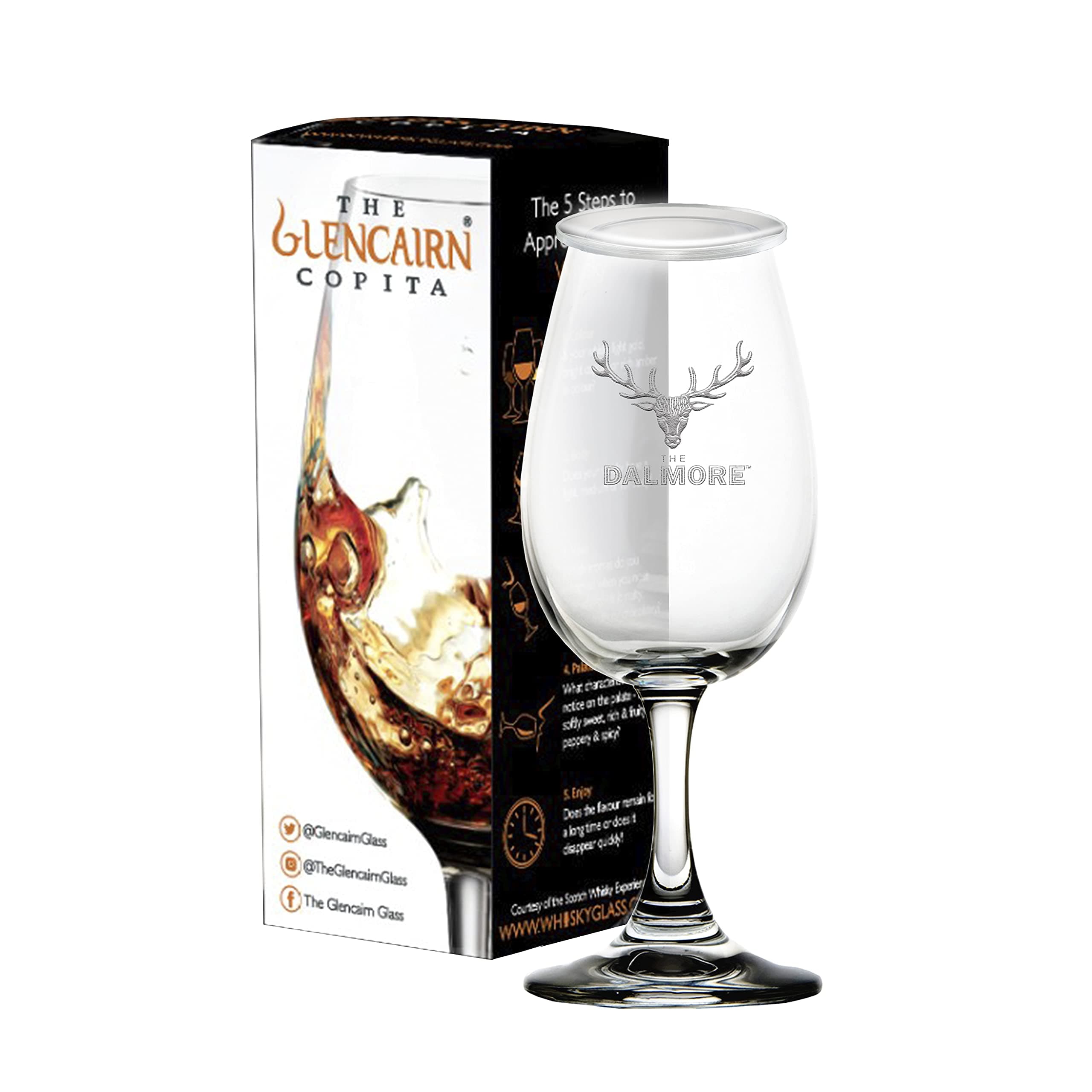 GLENCAIRN COPITA NOSING GLASS WITH WATCH GLASS COVER
