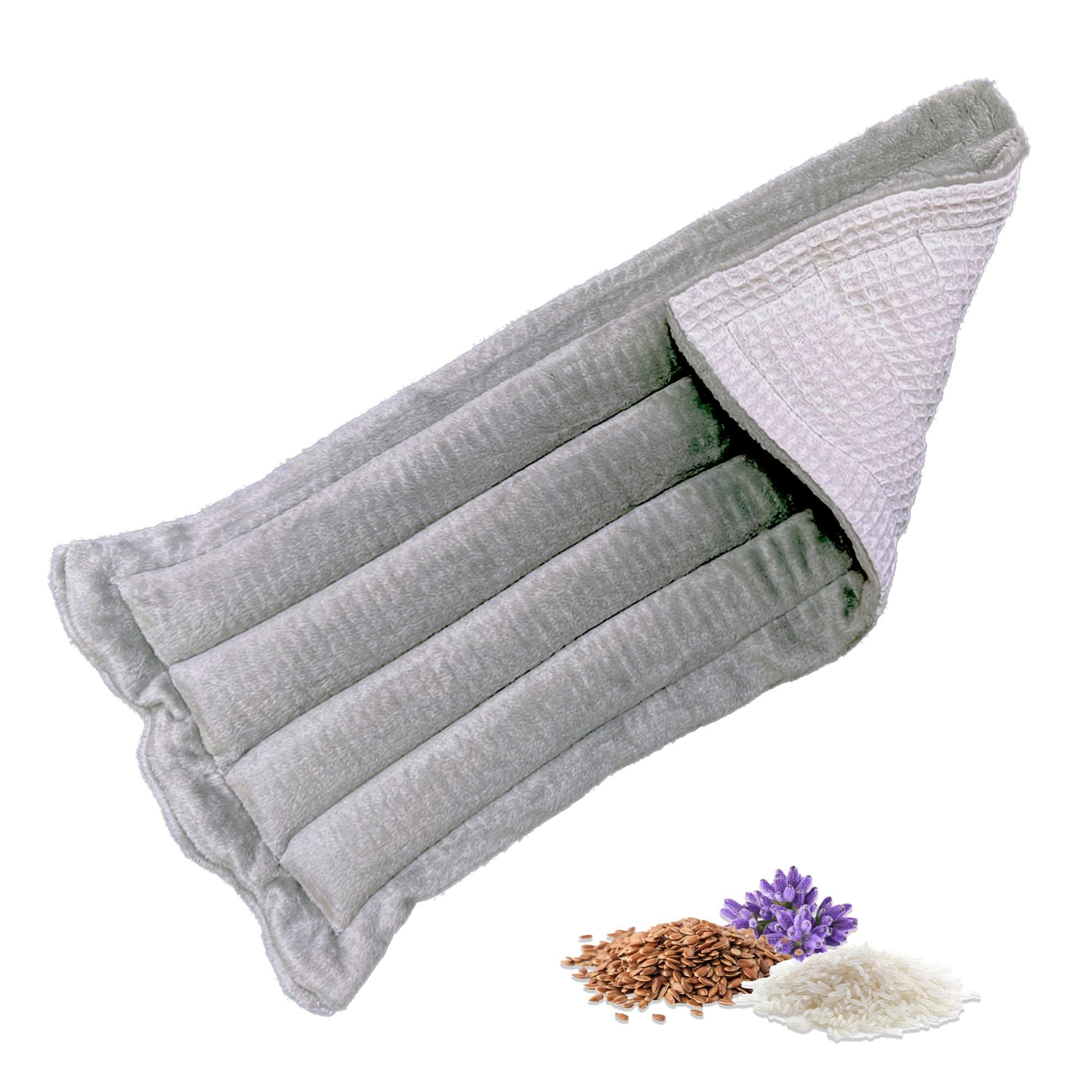 (Lavender Scent) - Heating Pad Solutions - Microwaveable Buddy - Muscle, Stress, Relief Hot & Cold Pack - All Natural (Lavender Scent)