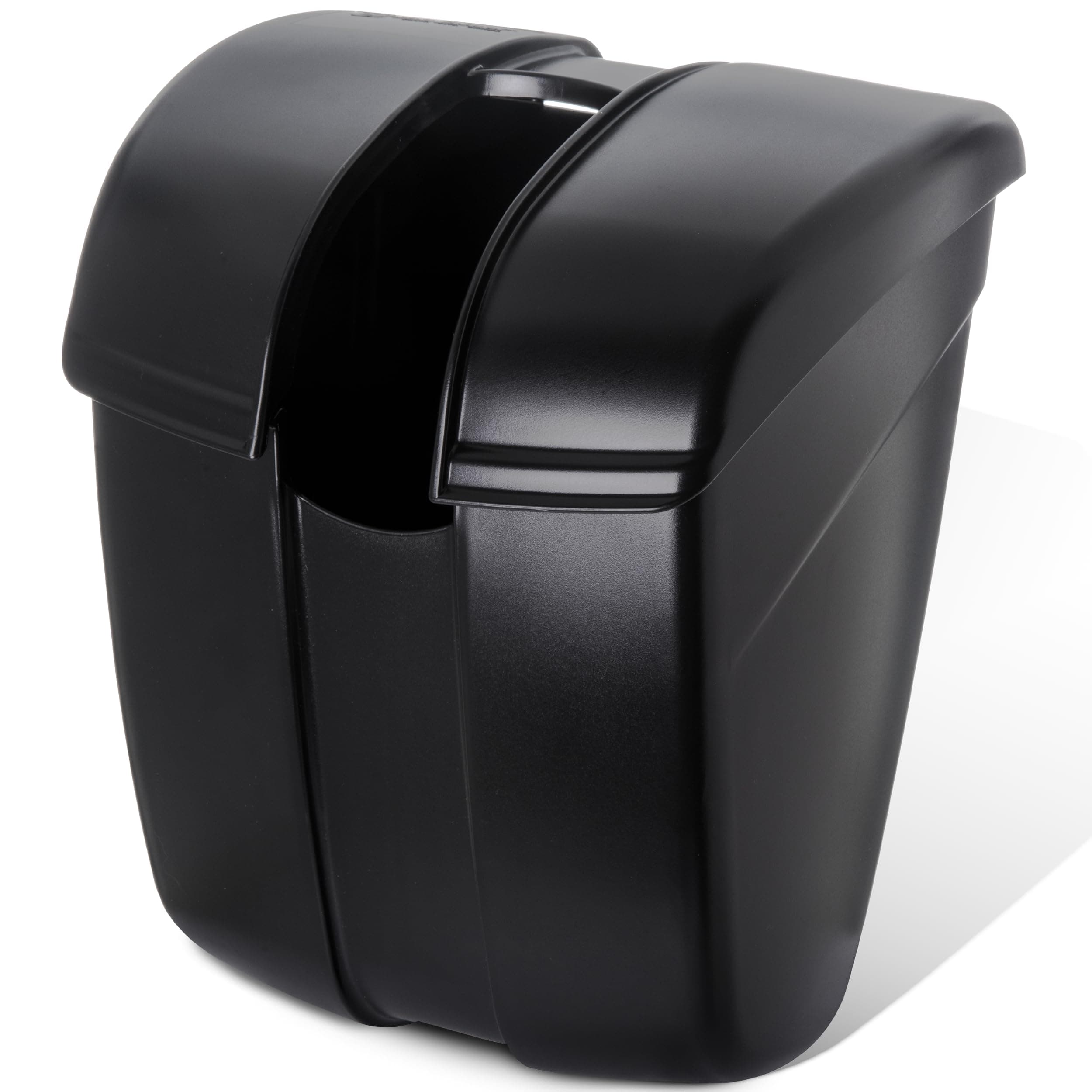 San Jamar Saf-T-Ice Plastic Scoop Caddy for Scoops, 86 oz, Black