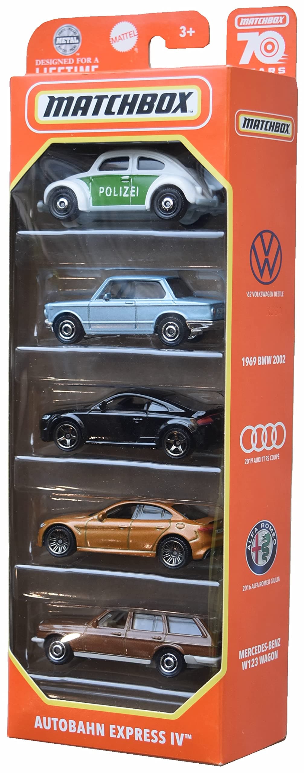 Matchbox Autobanh Express IV, 5 Pack