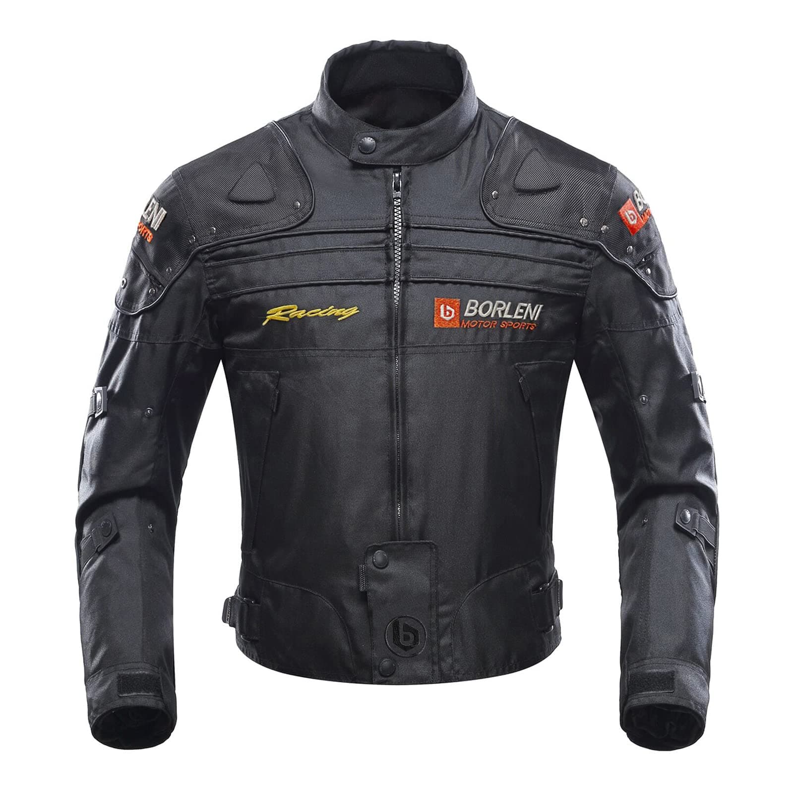 Borleni Motorcycle Jacket, For Autumn, Winter, Spring, Cold Protection, Waterproof, CE Standard, Protective Soft Shell, Biker Jacket, Motorcycle Wear