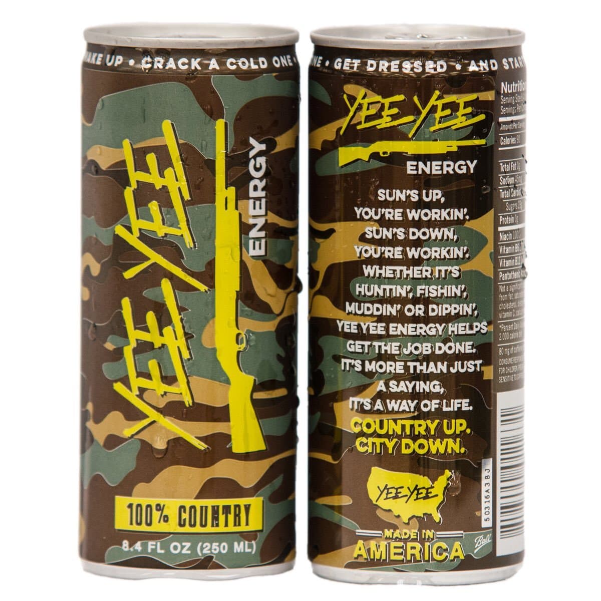 Yee Yee Energy Drink 8.4 FL OZ (4 Pack)