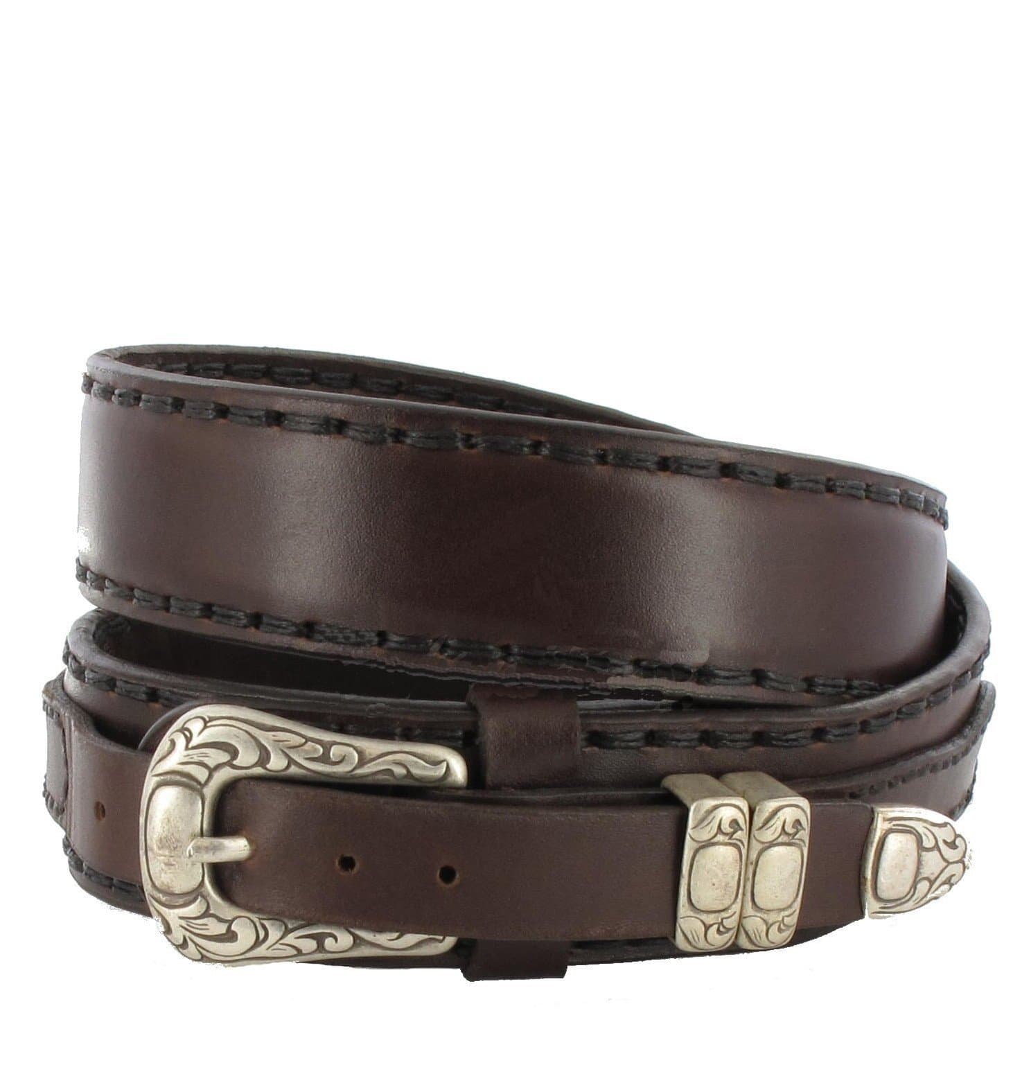 Sendra Boots Women's Men's Leather Belt 7582 Western Belt Black