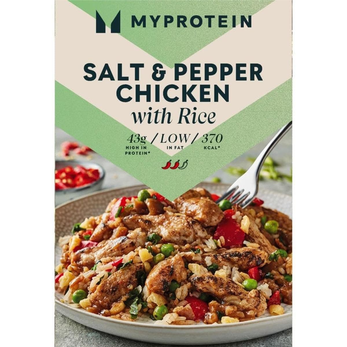 MyProtein Salt & Pepper Chicken with Rice, 350g (Frozen)