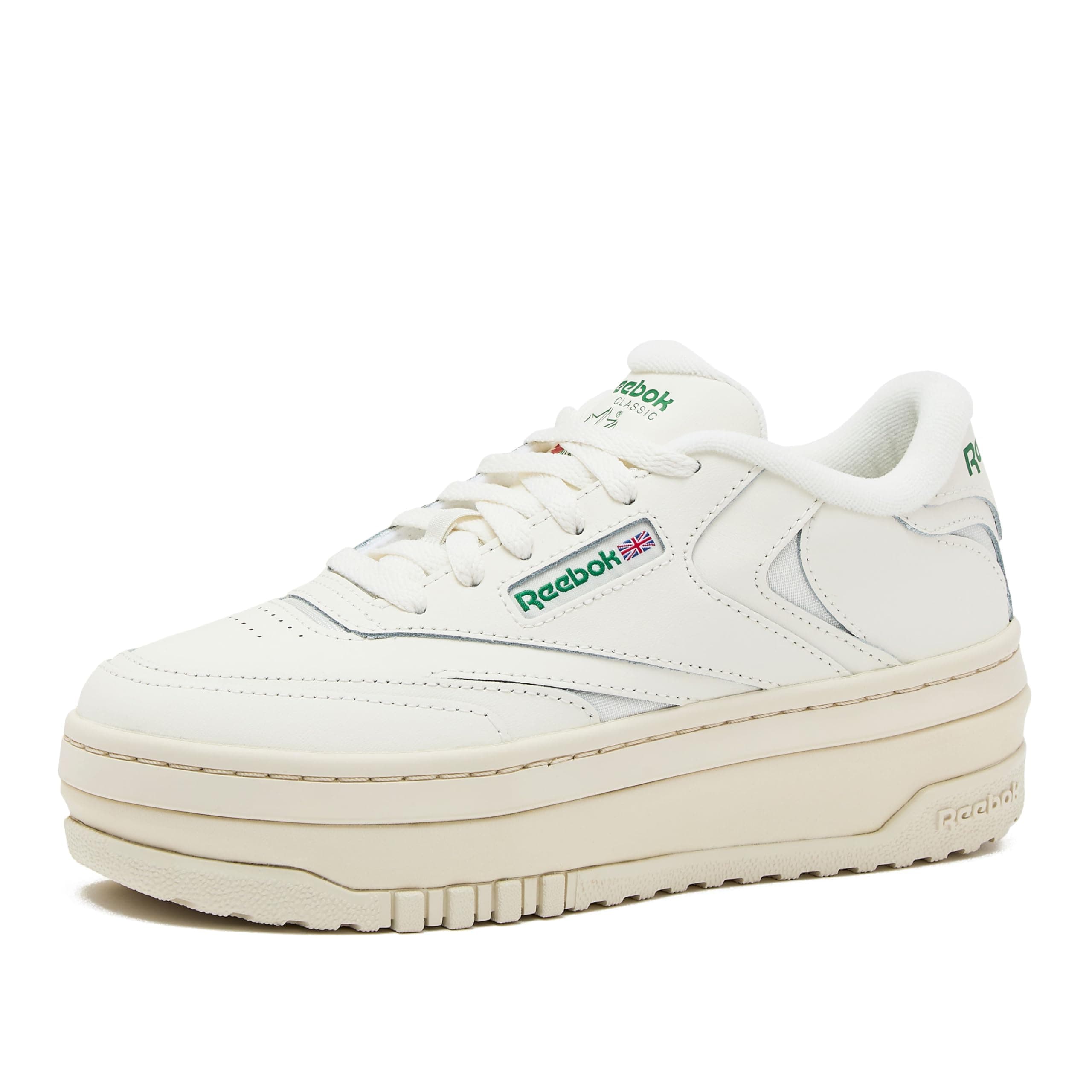 Reebok Club C Extra Platform Sneakers for Women - White Casual Tennis Women's Fashion Sneakers - Womens Shoes Size 5 to 11
