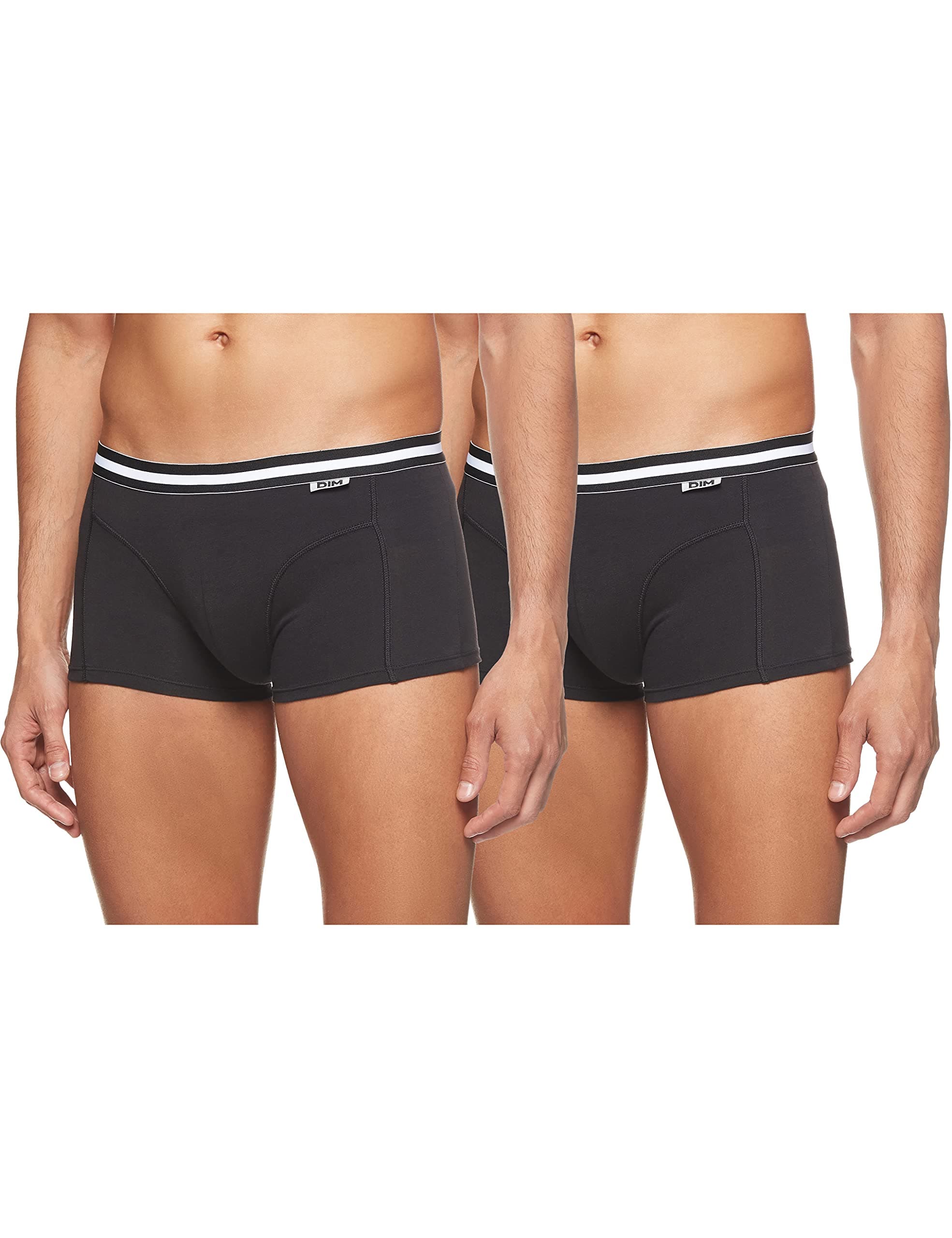 DIM Men's 6578-Black (0HZ) Boxer (pack of 2)