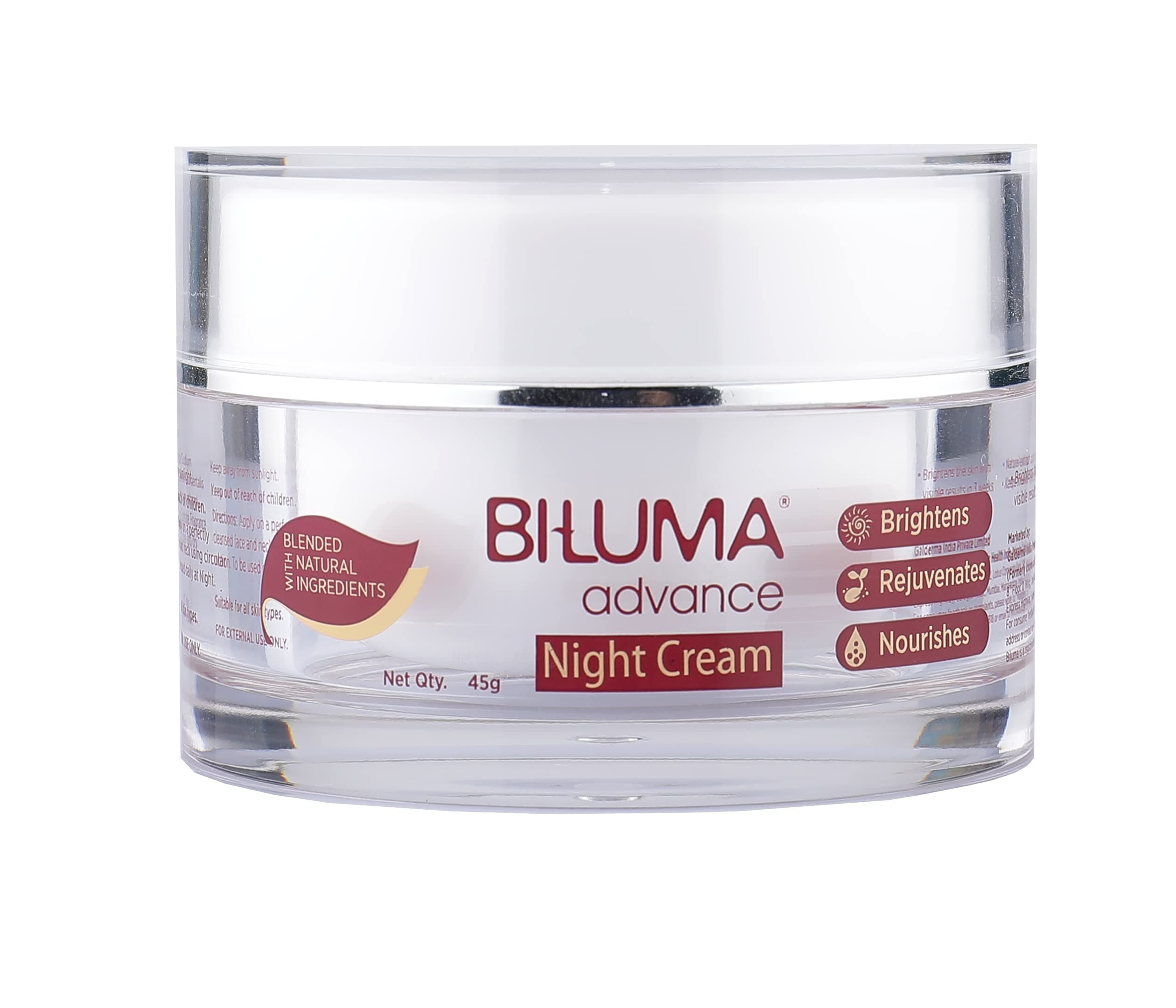 Advance Skin brightening Night cream with Vitamin C and hyluronic acid for even skin tone, dark spots and wrinkles