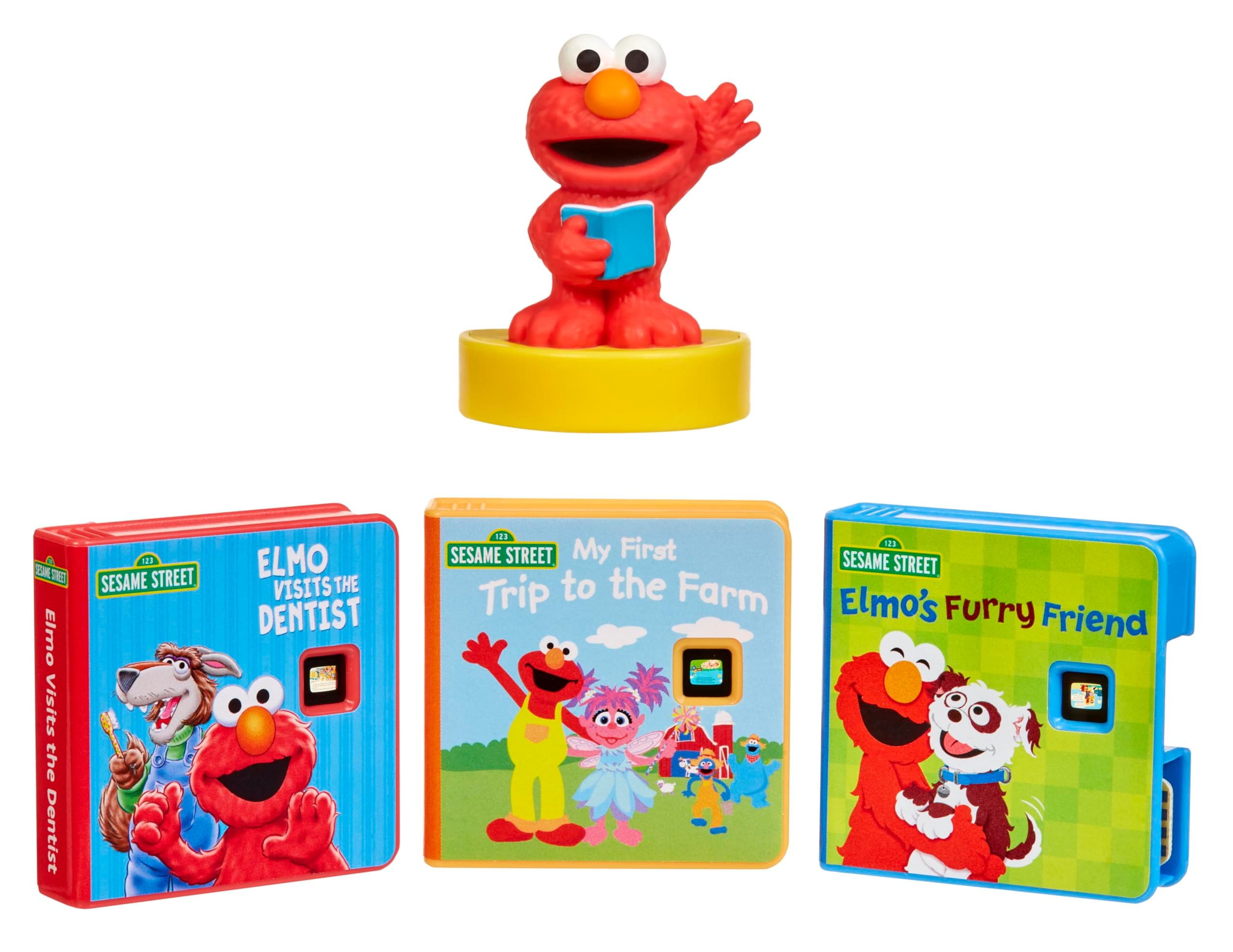 Little Tikes Story Dream Machine Sesame Street Elmo & Friends Story Collection, Storytime, Books, Audio Play Character, Toy Gift for Toddlers and Kids Girls Boys Ages 3+ Years