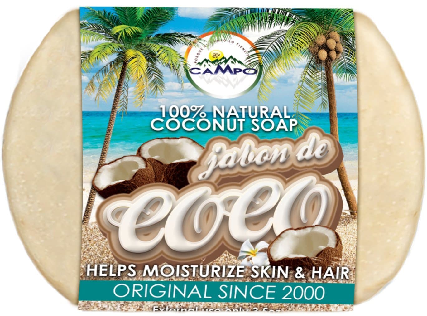 El Campo Jabon De Coco (Coconut Soap) 12 Bars $14.99 Use Once and See The Difference