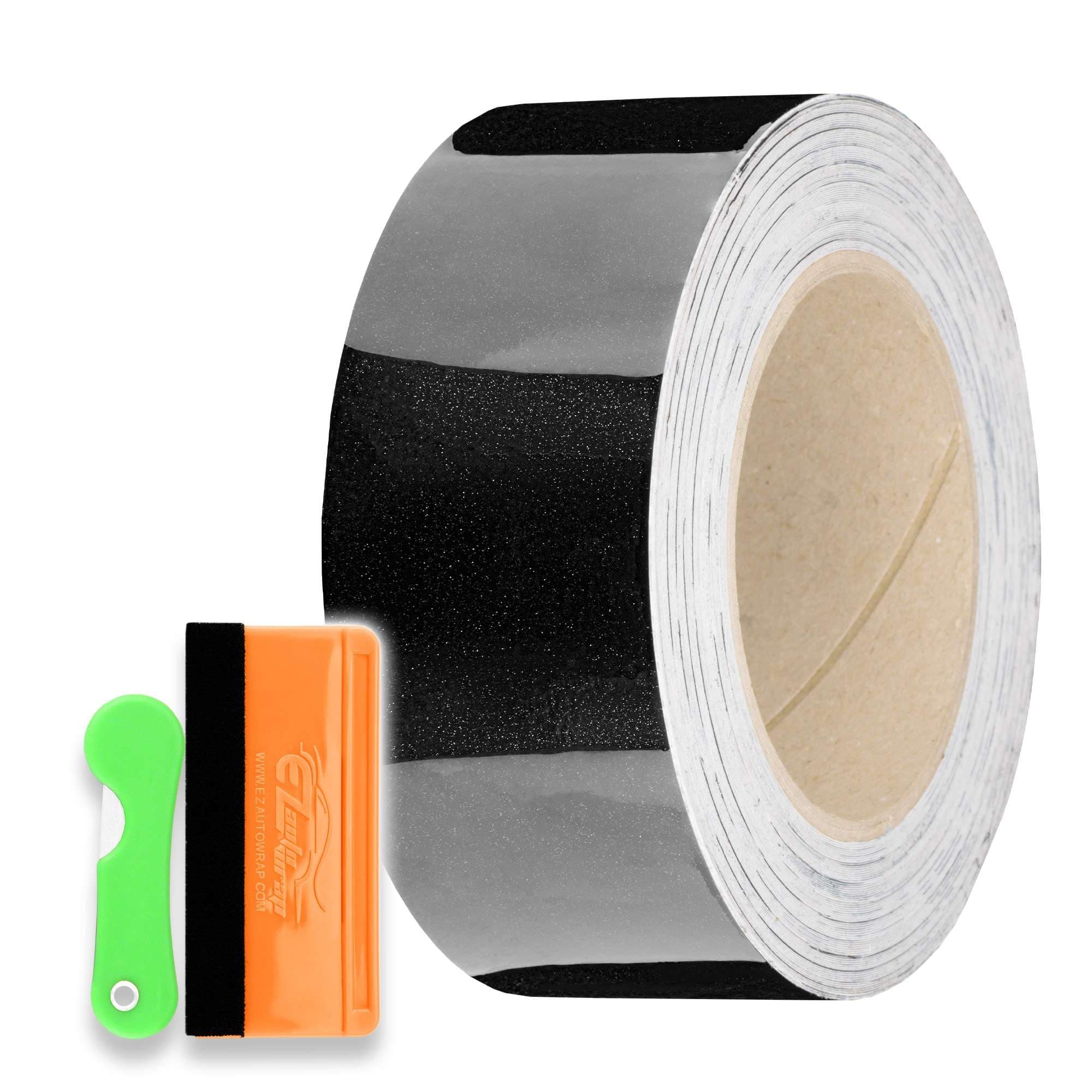 2 inches x 25 Feet 3M 1080 2080 Gloss Black Vinyl Wrap Kit for Black Out Chrome Delete Window Trim Door Trim Free Tool Kit