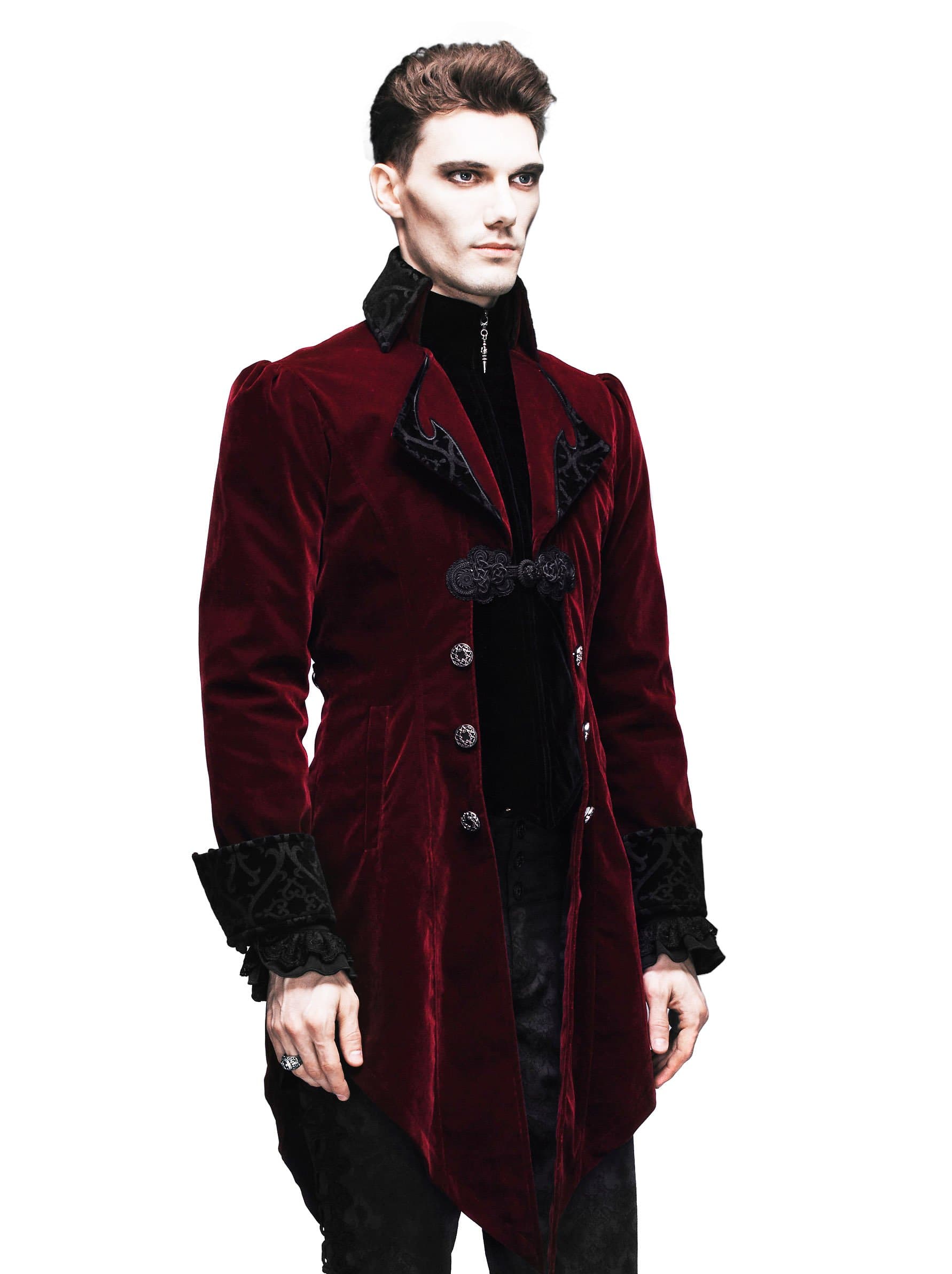 HaoLin Steampunk Coat Gothic Clothing Cyberpunk Clothes Punk Jacket Renaissance Costume