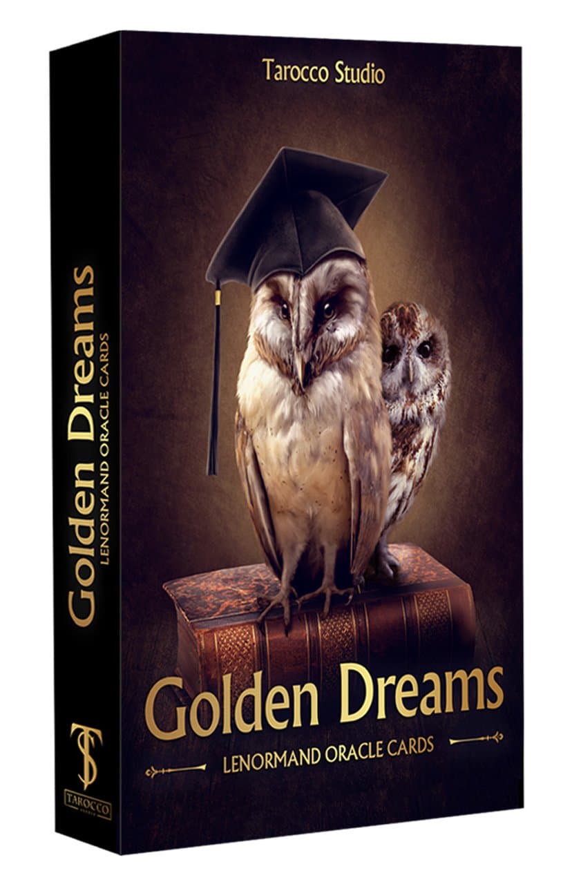 Oracle “Golden Dreams” Lenormand deck 44 cards & guidebook