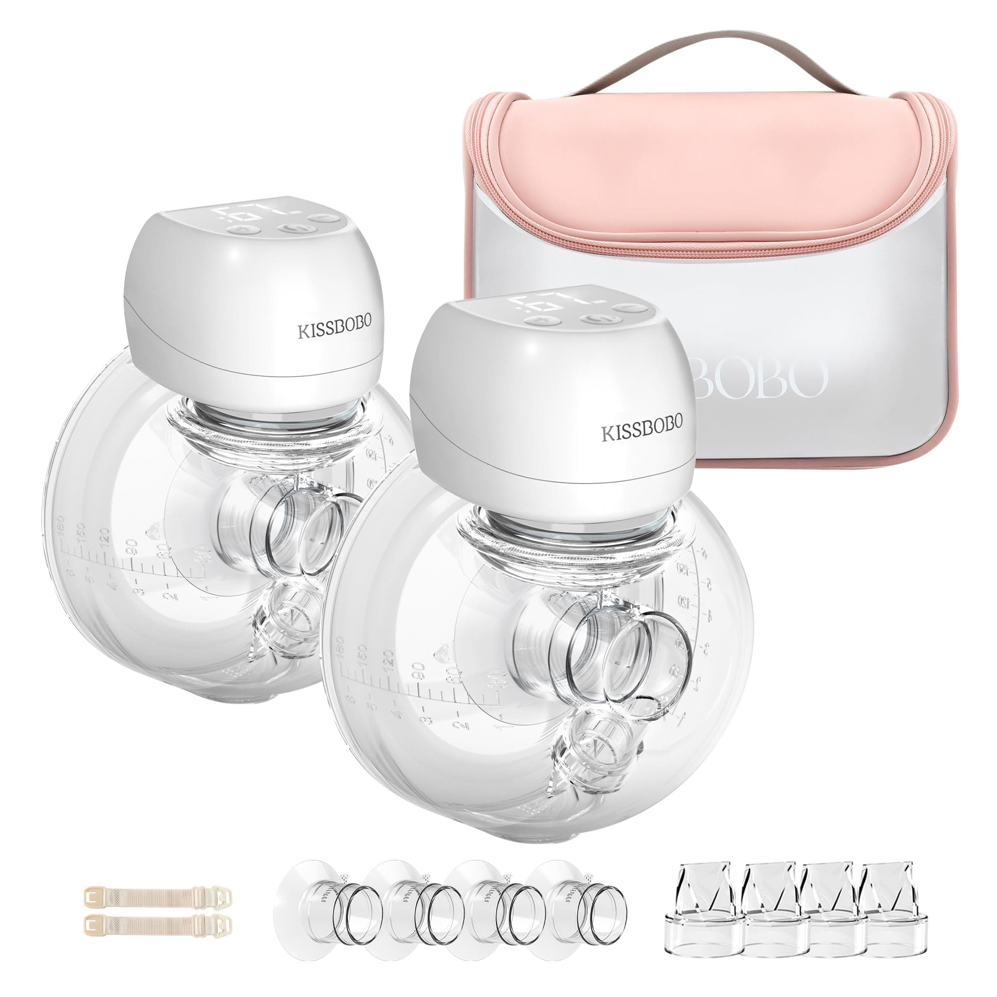 Smart Double Sides Wearable Breast Pump, Electric Bilateral Breast Pump