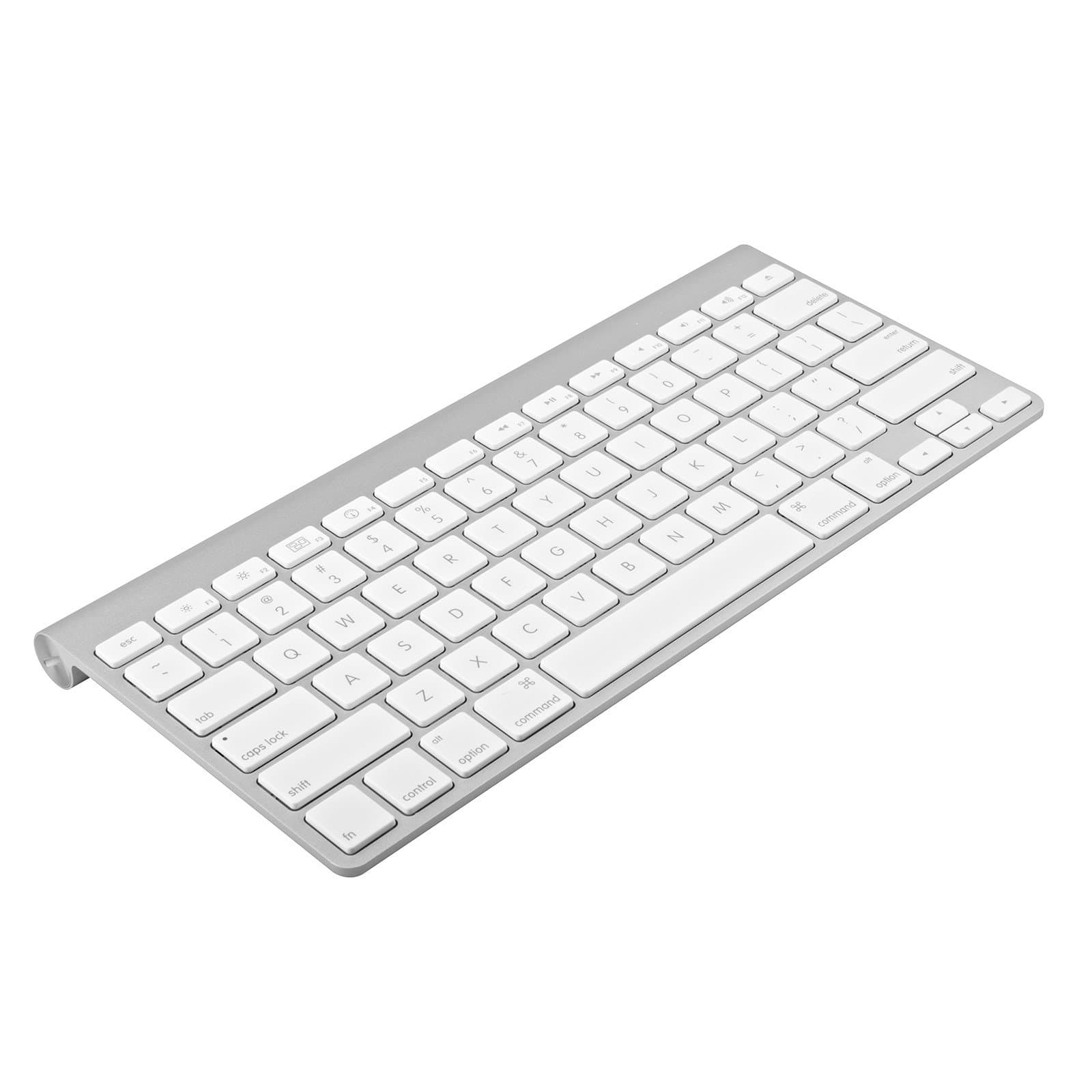 Apple Wireless Keyboard with Bluetooth - Silver (Renewed)