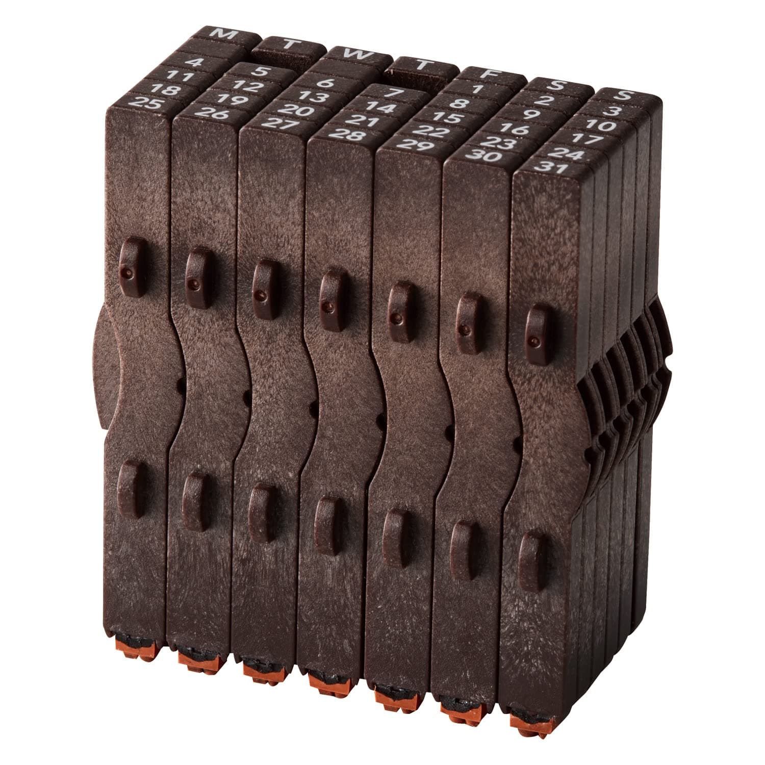 Shachihata Rubber Stamp Concatenated Number Stamp Perpetual Calendar English GRJ-5ACE