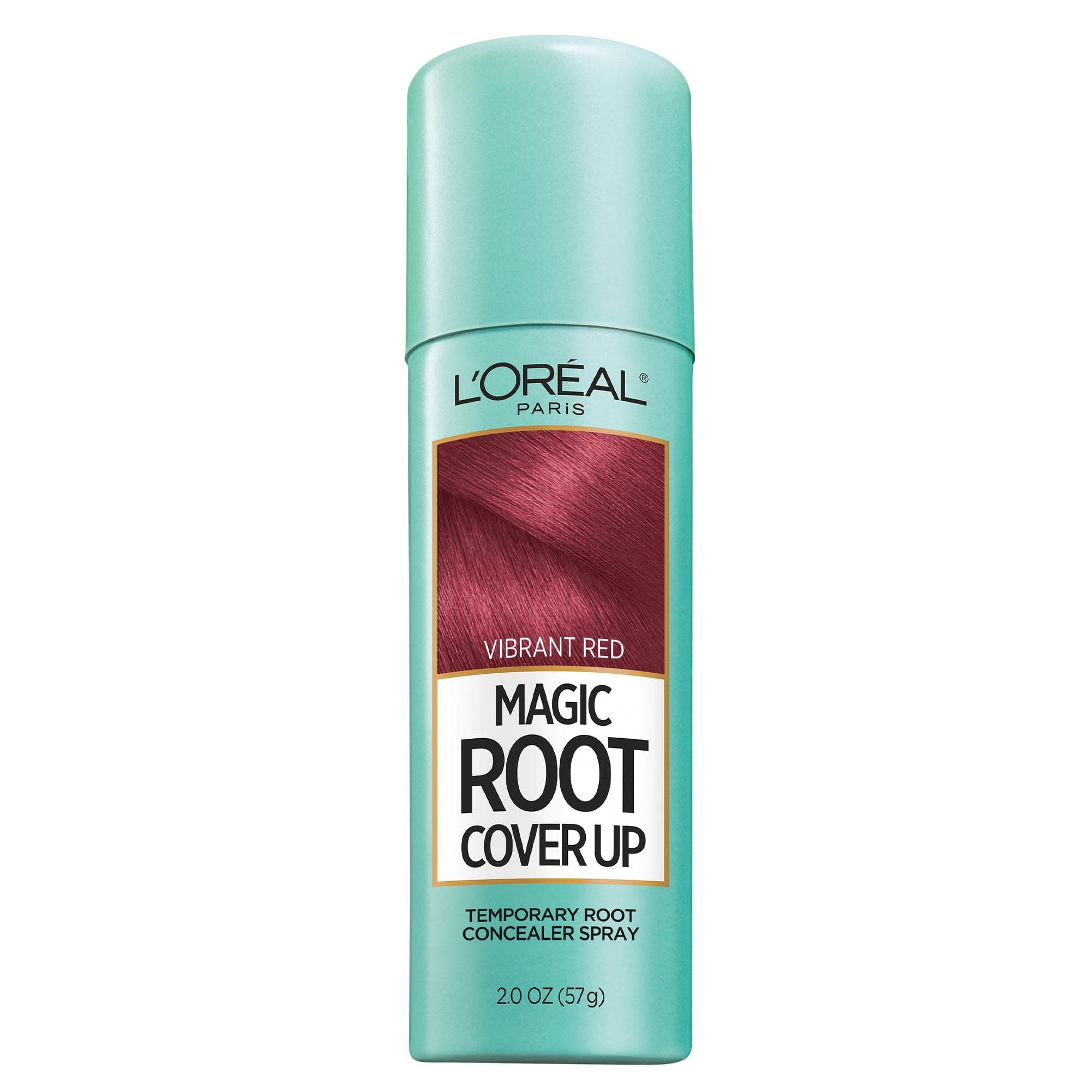 Magic Root Cover Up Temporary Concealer Spray for Gray Hair, Bright Red, 2 Oz