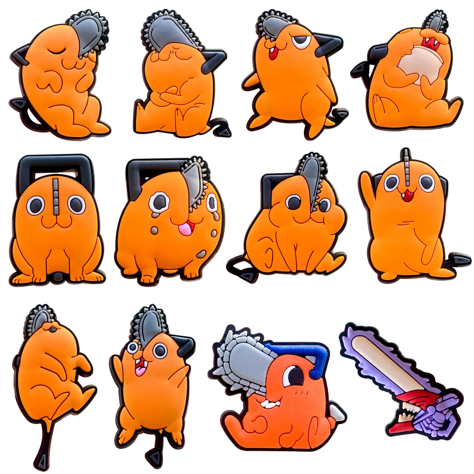 12Pcs Shoe Decoration Charms for Sandals Decoration Charms