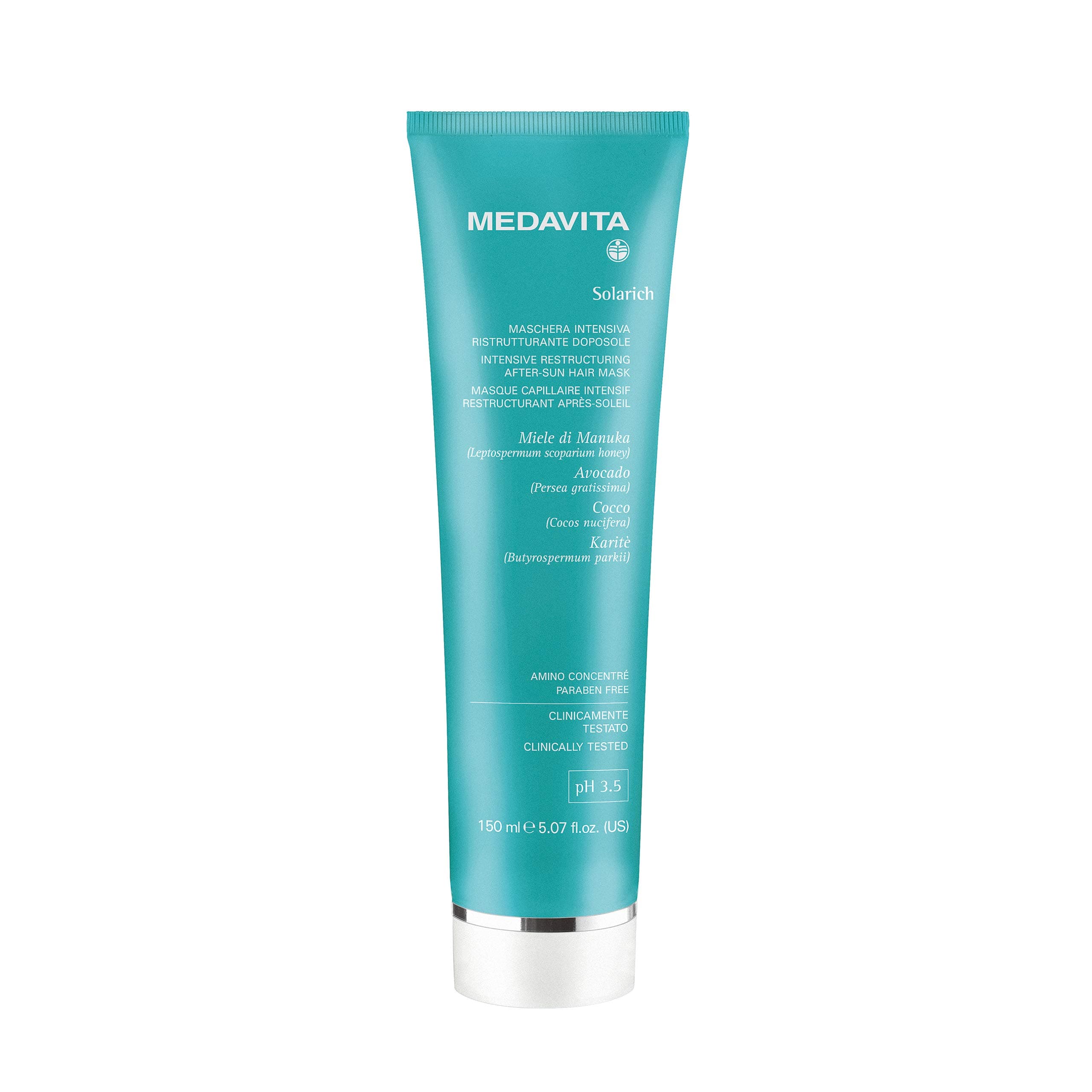 MedavitaSolarich - Intensive Restructuring After-Sun Hair Mask pH 3.5 - 150ml