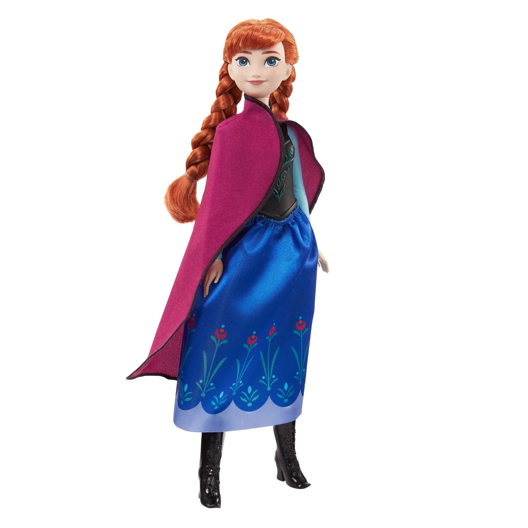 Mattel HLW49 Disney Frozen Anna Doll 1, Disney 100th Anniversary Edition, Fashion/Dress Up Doll, For Ages 3 and Up