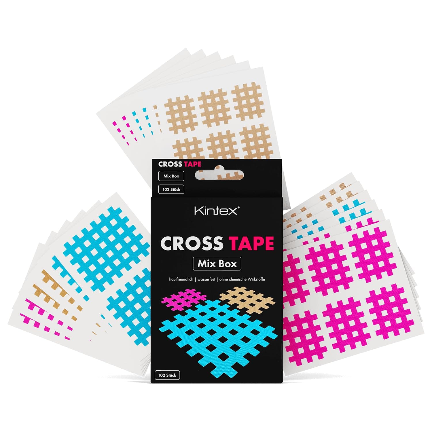 Kintex Cross Tape A, B, C in blue, pink or beige