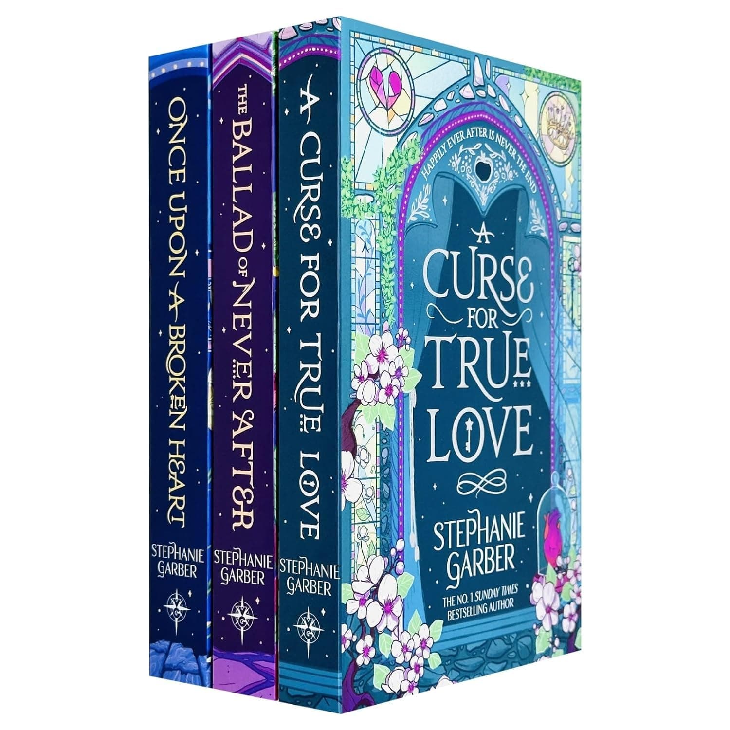Stephanie Garber Once Upon a Broken Heart Series 3 Books Collection Set (Once Upon A Broken Heart, The Ballad of Never After, A Curse For True Love)