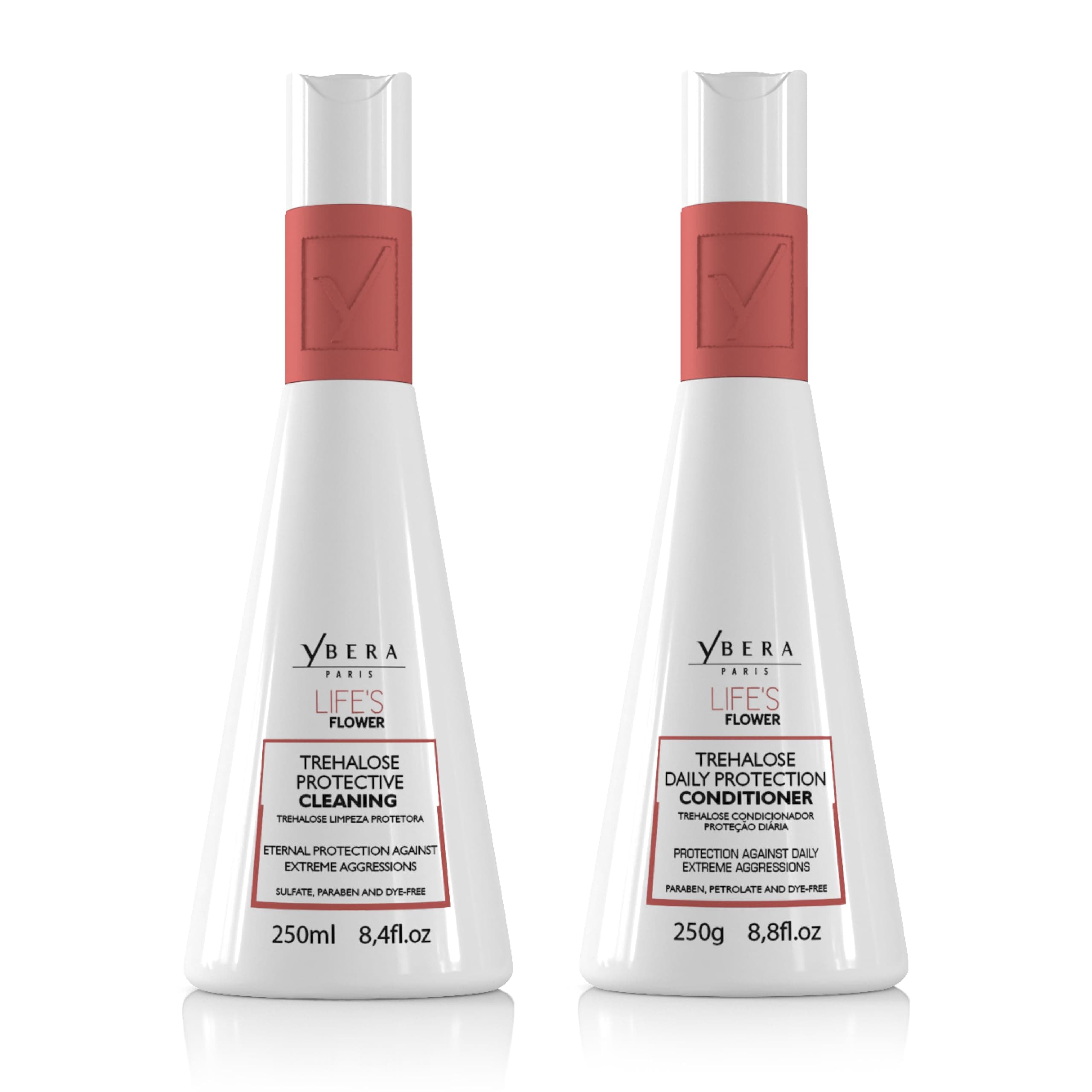 Life’s Flower Home Care | Auto-Renewable Hair Hydration Therapy | Restores the Structure of the Strand | Balance pH | Protects Against Color Oxidation | Provides Softness and Shine | Set of 2