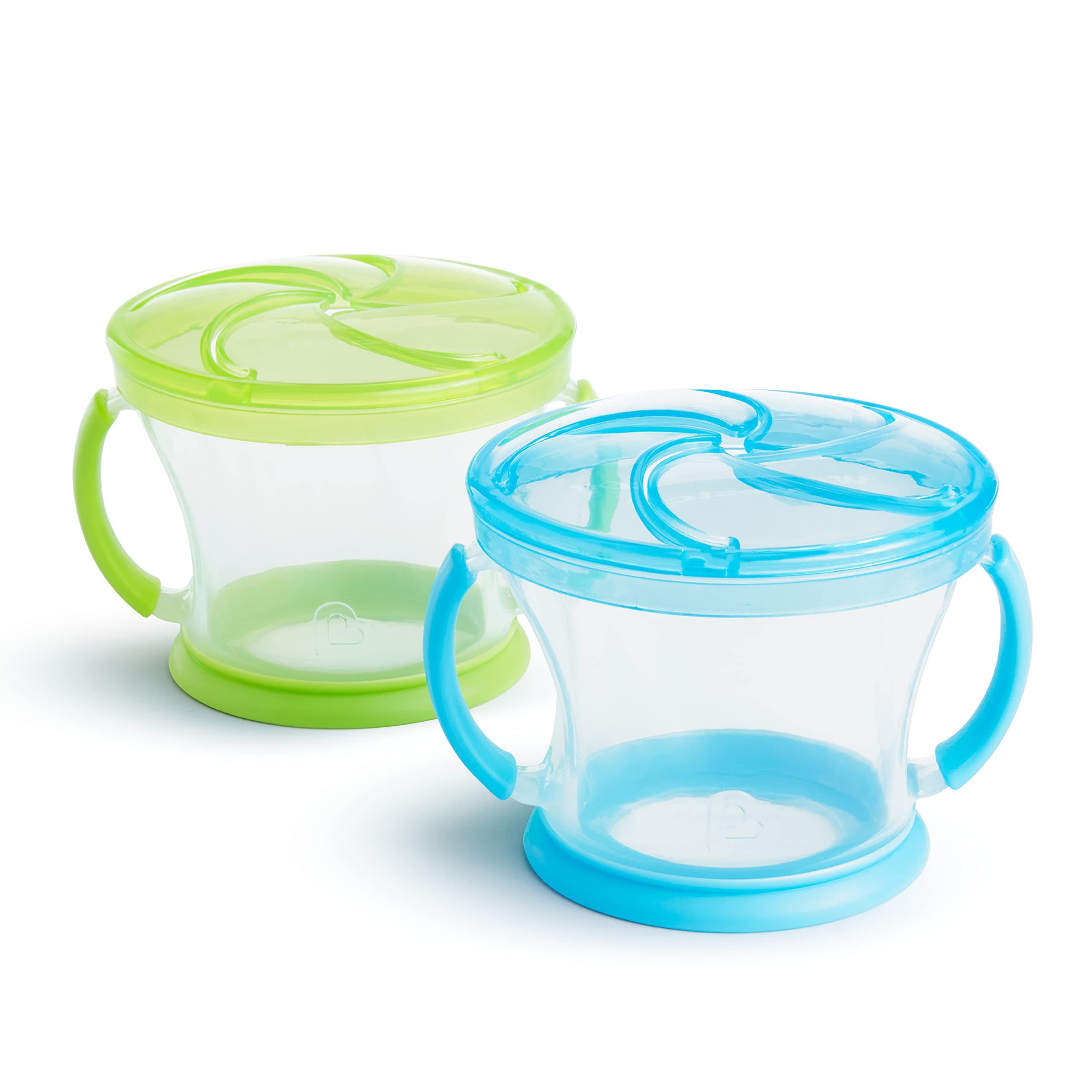 Munchkin 2 Piece Snack Catcher, Blue/Green