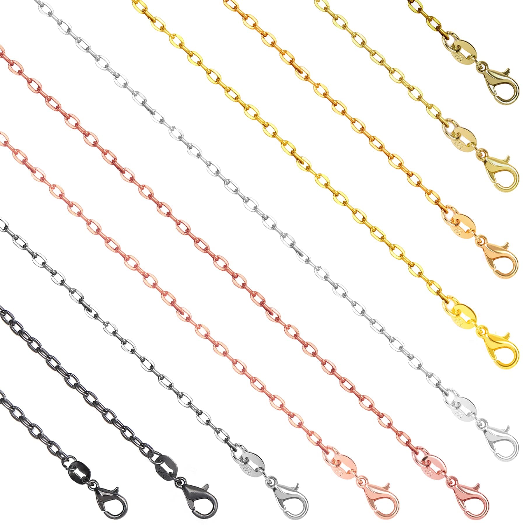 10 Colors Necklace Chains