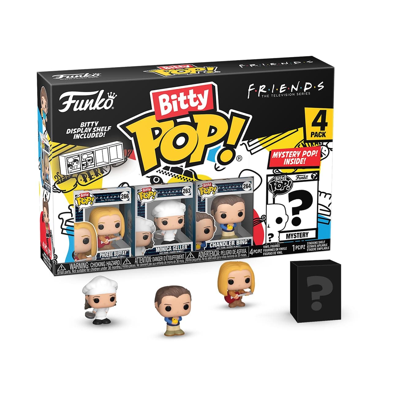 FUNKO BITTY POP!: Friends - Phoebe 4-Pack