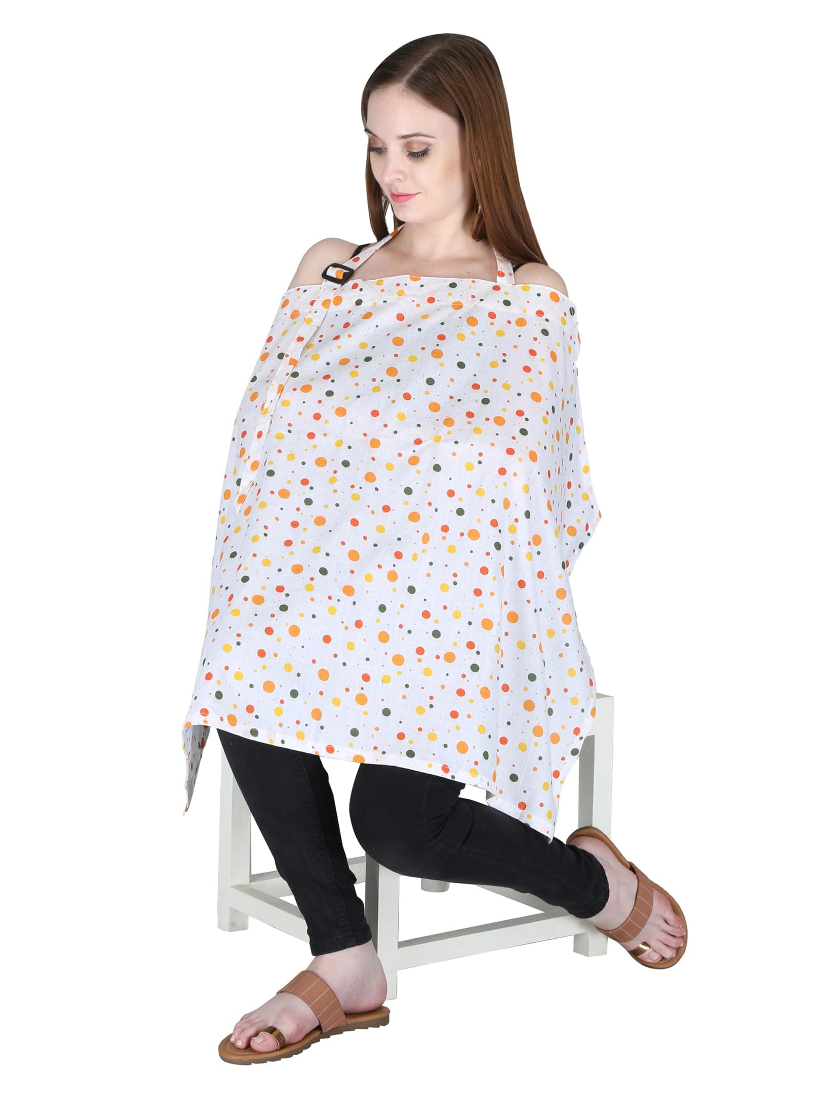 Switchon Feeding Apron Cover Maternity Cover 100% Cotton Maternity Breastfeeding Multipurpose for Mothers