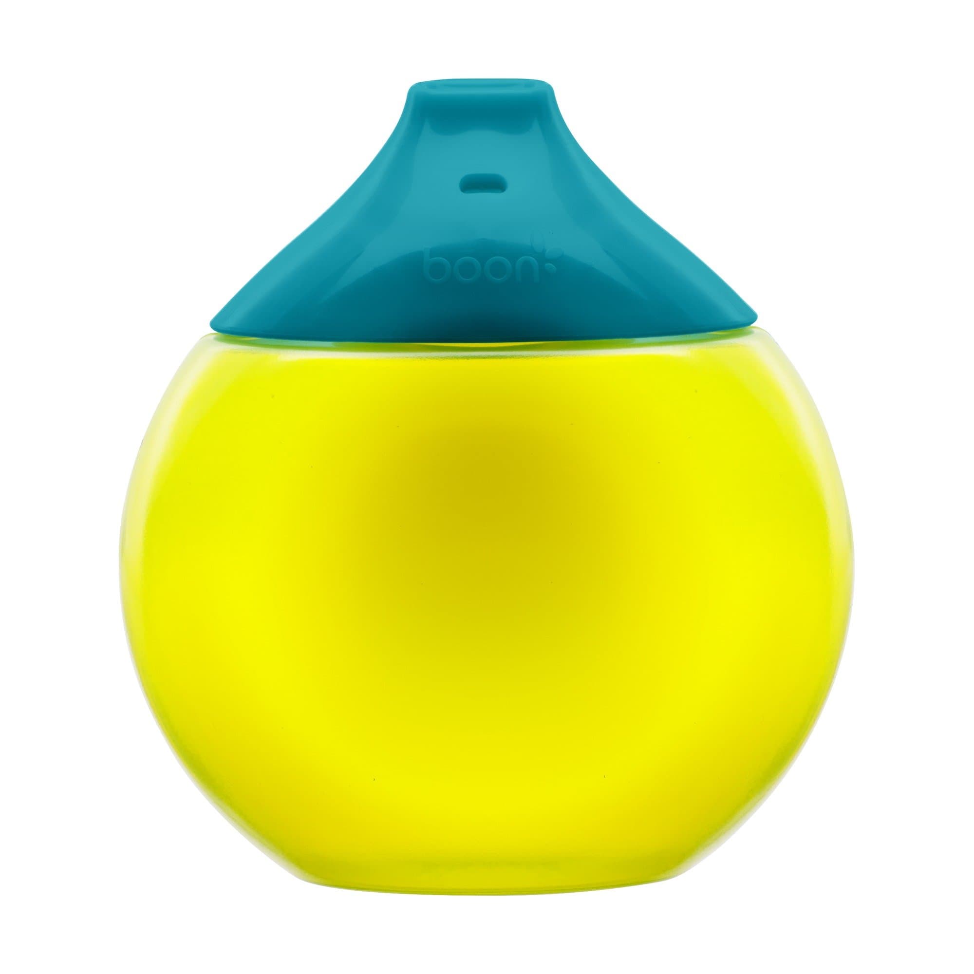 Boon Fluid Sippy Cup, Teal/Yellow, 10 Ounce